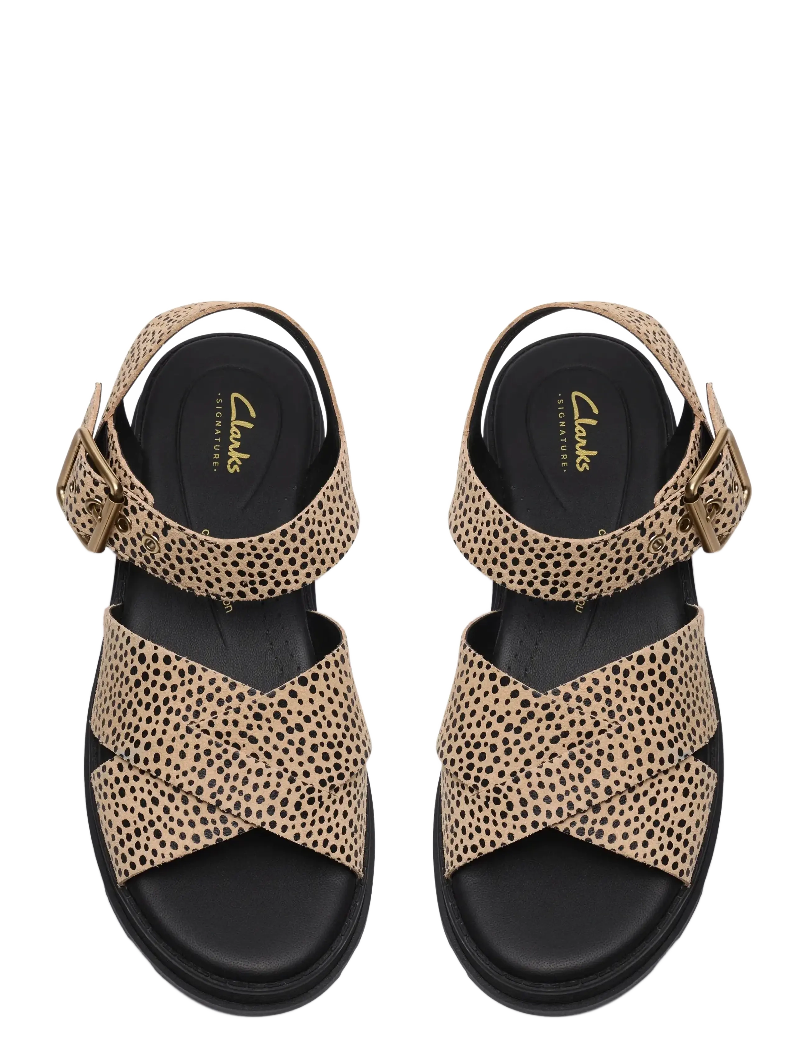 Clarks - Orinoco3 Cross D - flade sandaler - animal print - 2