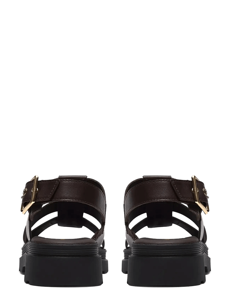 Clarks - Orinoco3 Strap D - flache sandalen - dark brown lea - 2