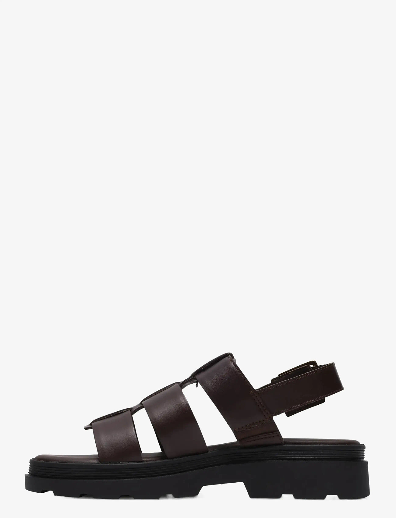 Clarks - Orinoco3 Strap D - flade sandaler - dark brown lea - 3
