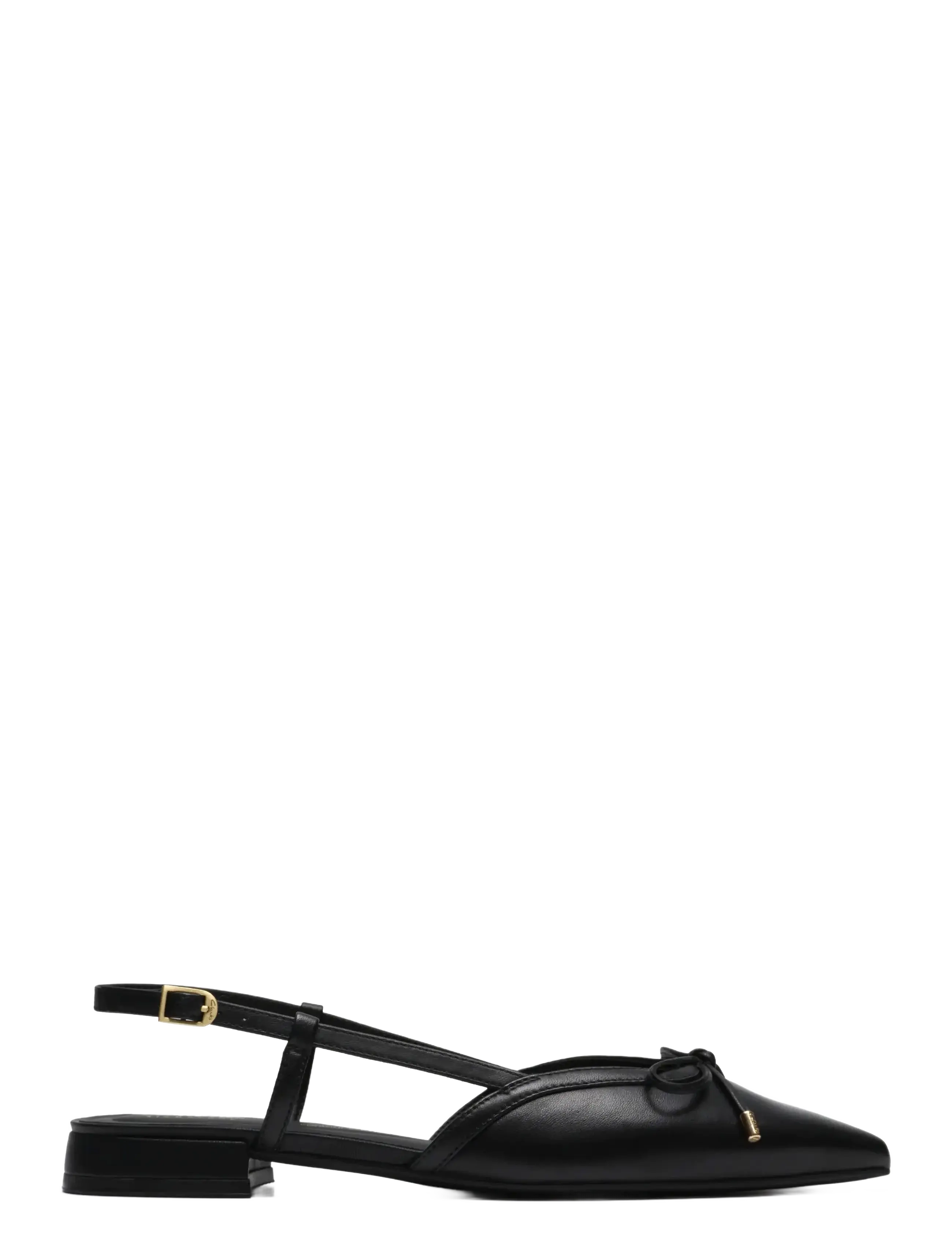 Clarks - Sensa15 Bow D - fashion trends - black leather - 2