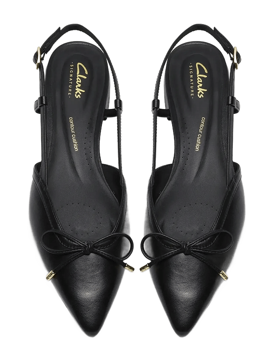 Clarks - Sensa15 Bow D - mode trends - black leather - 5