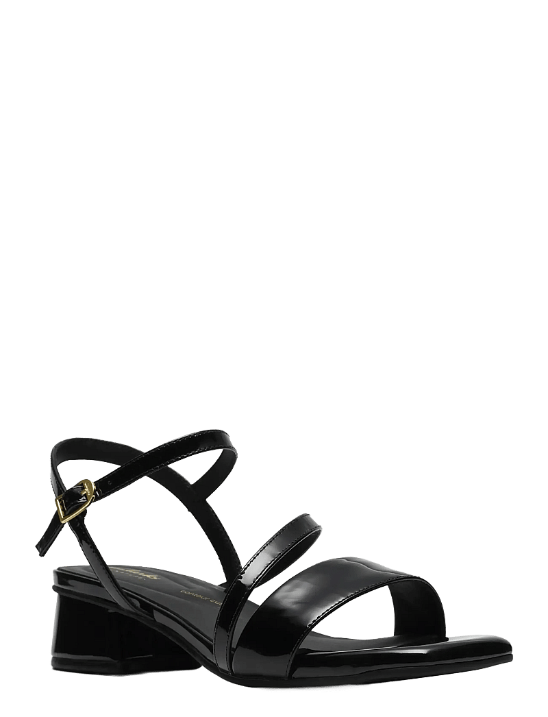 Clarks - Serina35 Strap D - lahtised kontsakingad - black pat - 0