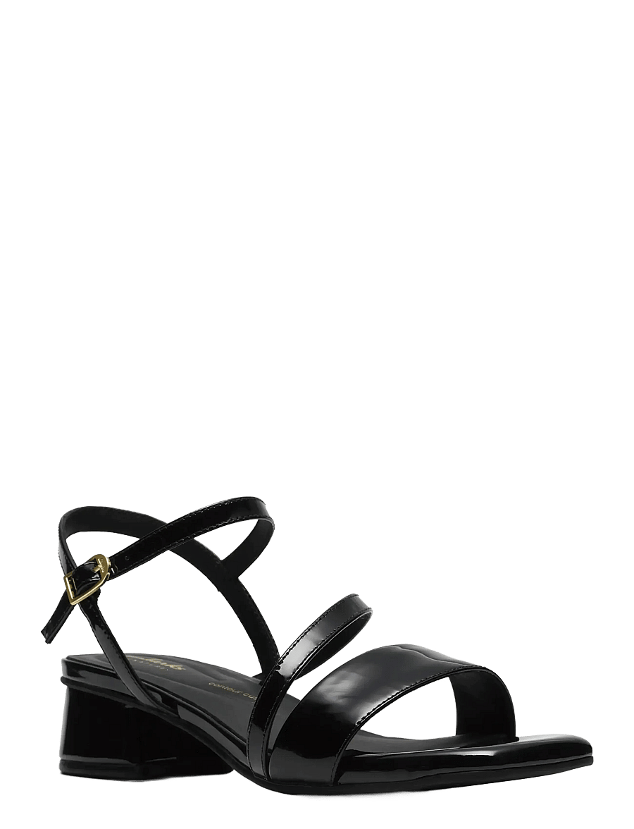 Clarks - Serina35 Strap D - sandaletten - black pat - 0