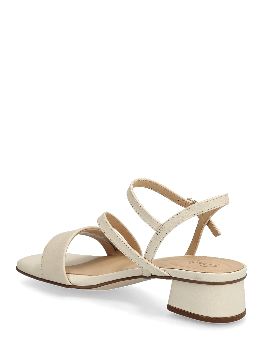 Clarks - Serina35 Strap D - sandaler med hæl - cream leather - 2