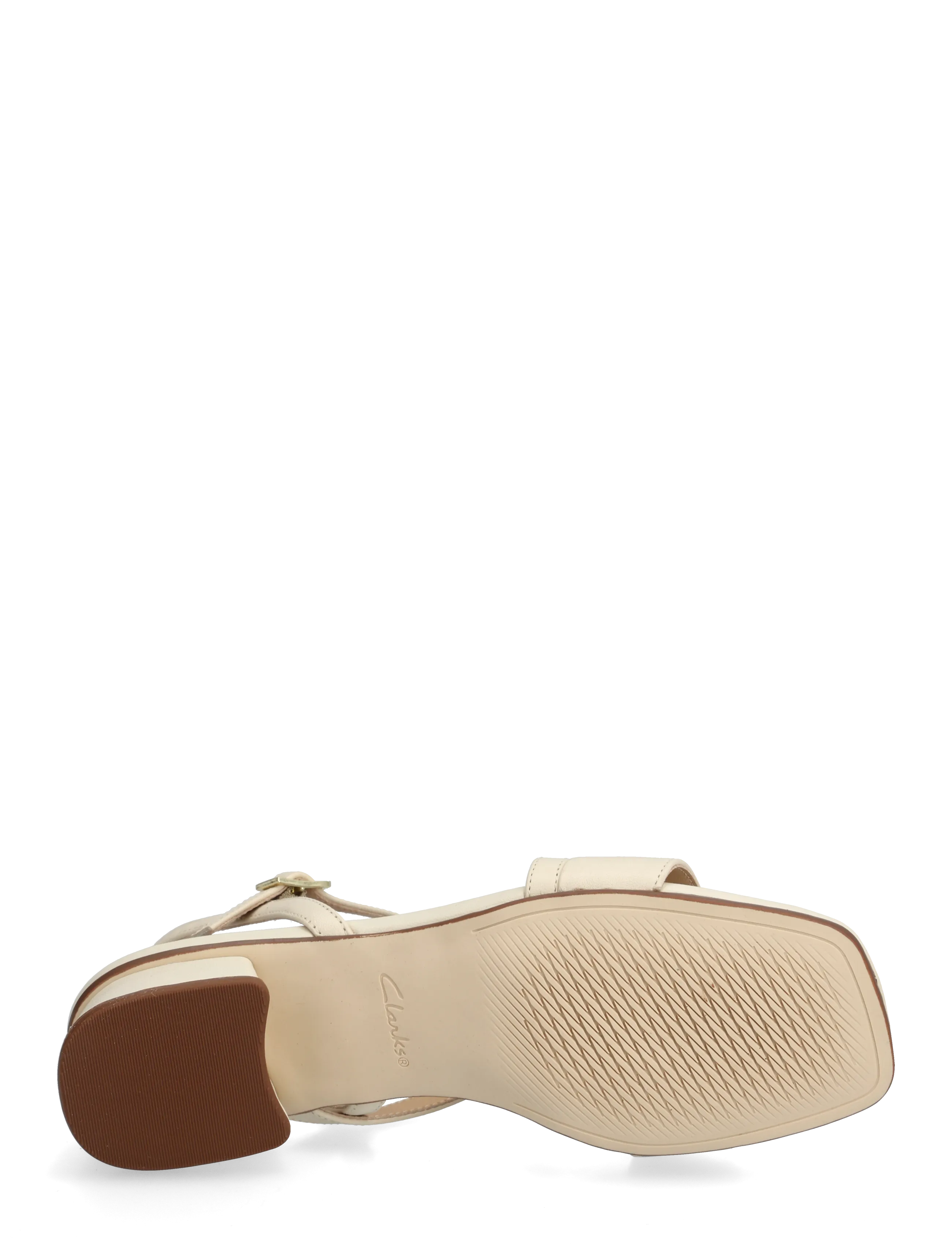Clarks - Serina35 Strap D - festtøj til outletpriser - cream leather - 4
