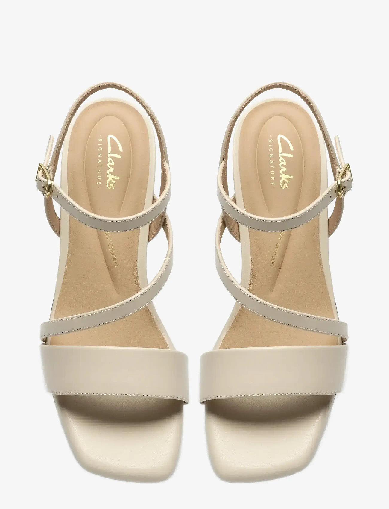 Clarks - Serina35 Strap D - sandaletten - cream leather - 5