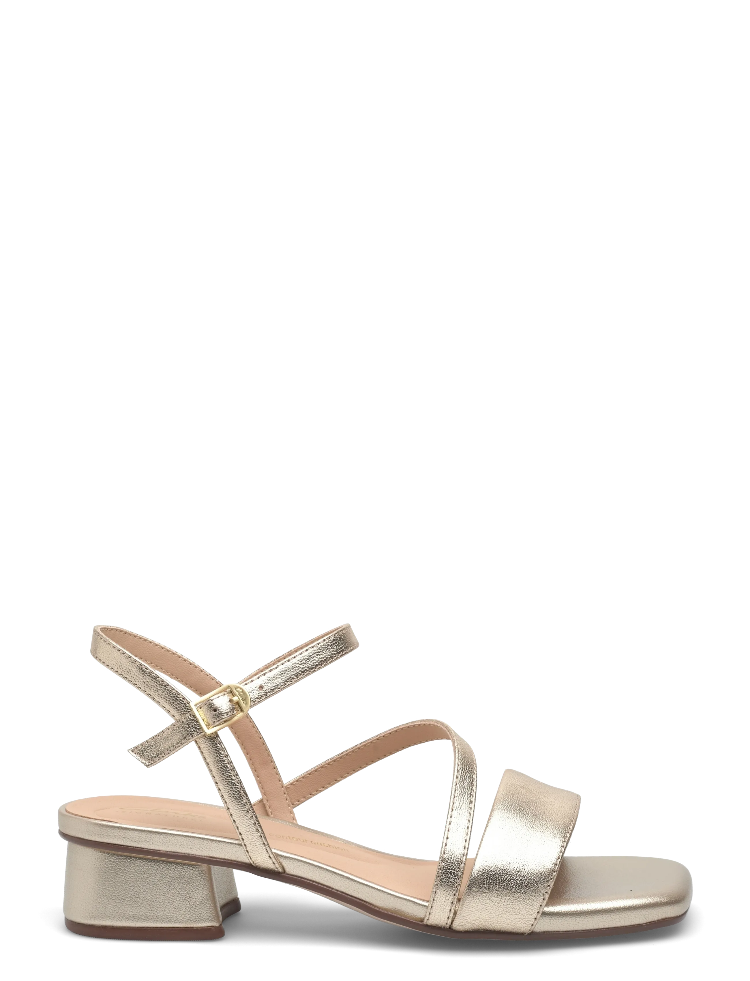 Clarks - Serina35 Strap D - festtøj til outletpriser - gold leather - 1