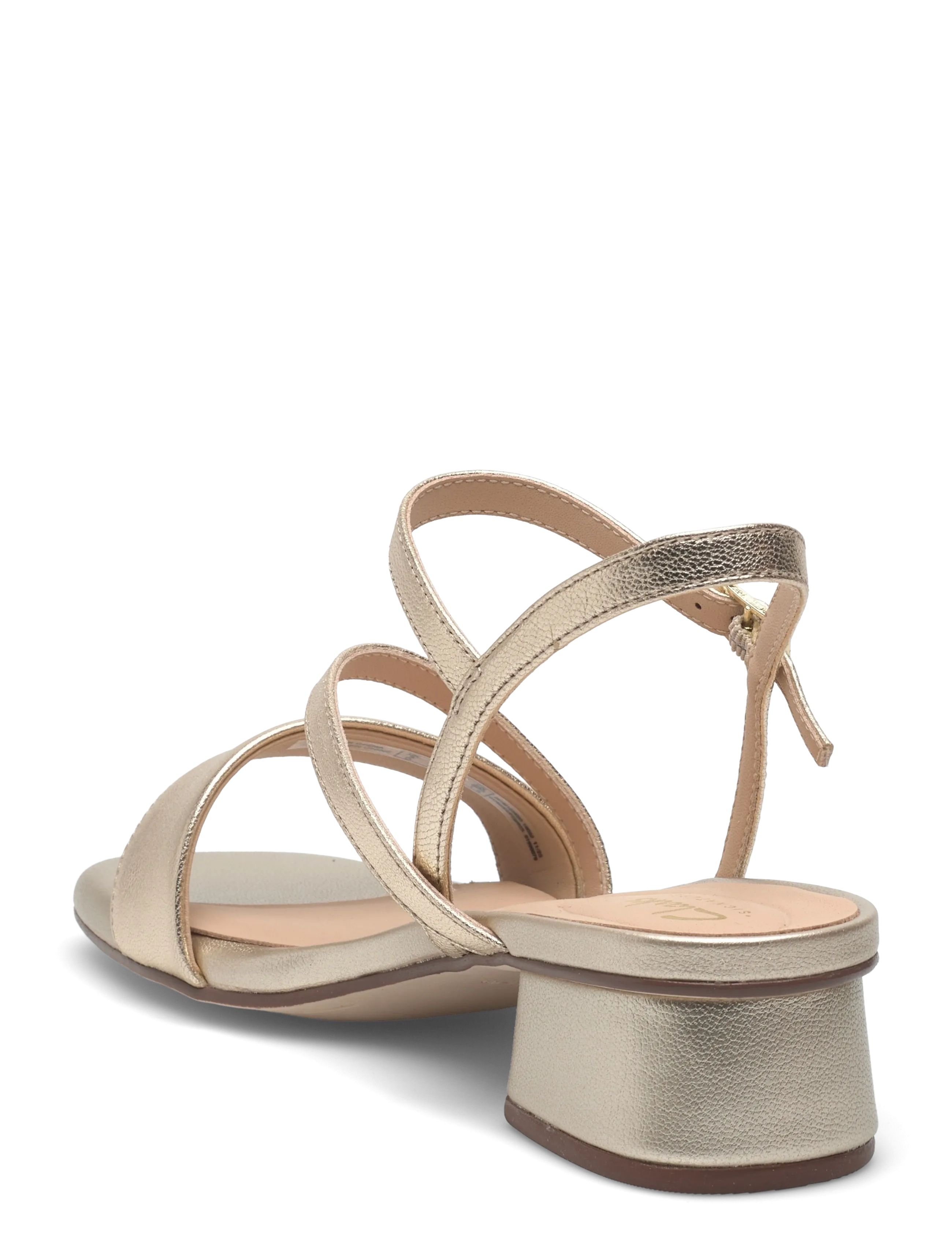 Clarks - Serina35 Strap D - sandalar með hæl - gold leather - 2