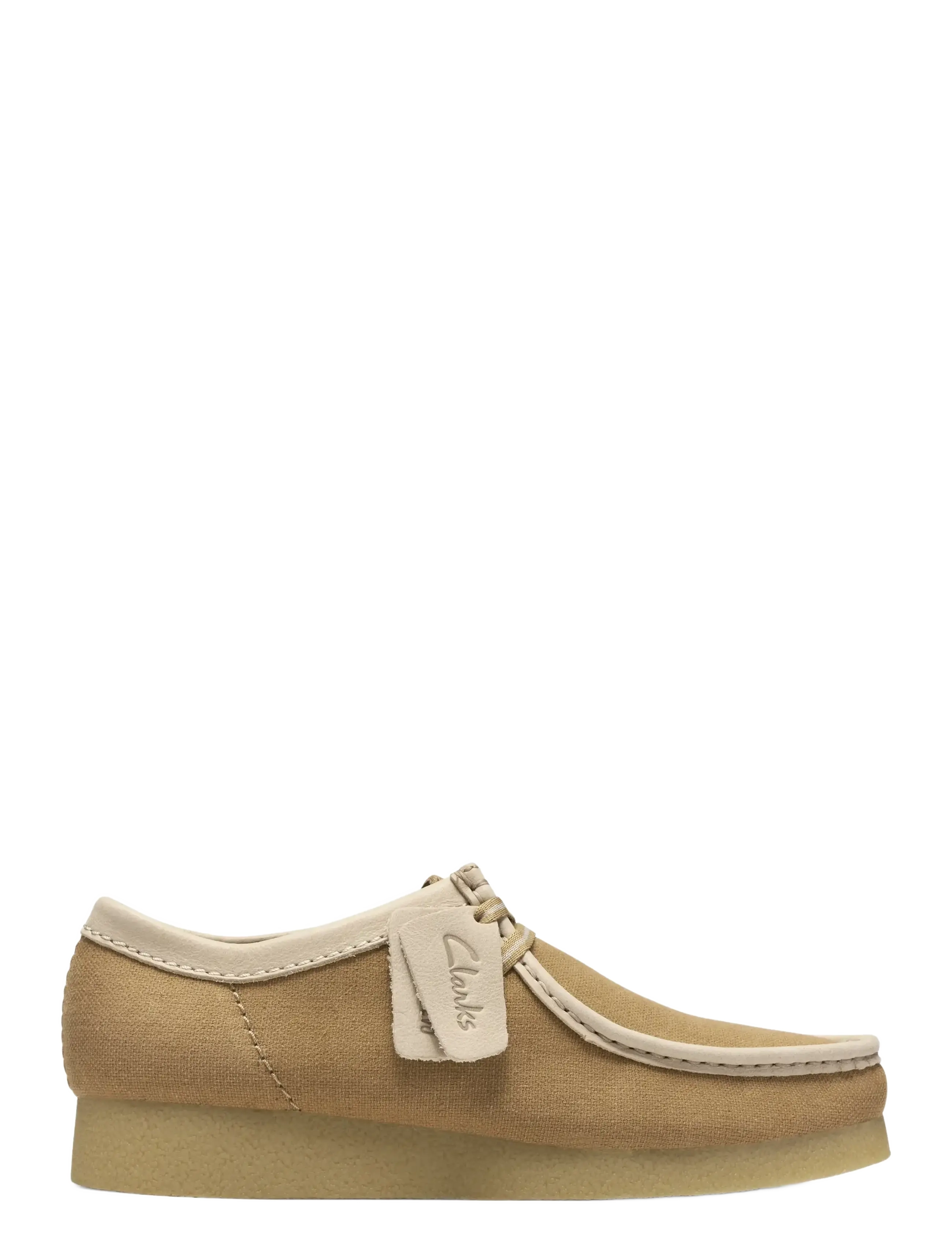 Clarks WallabeeEVO G - Purjekingad - TAN COMBI / beige