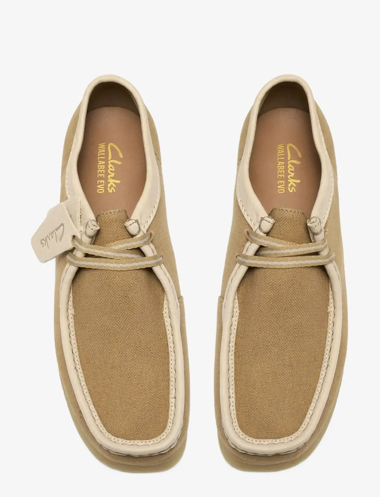 Clarks - WallabeeEVO G - shoppa efter tillfälle - tan combi - 4