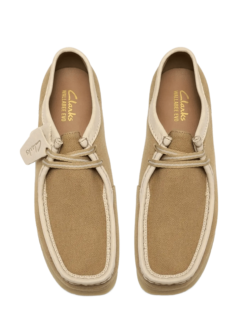 Clarks - WallabeeEVO G - shoppa efter tillfälle - tan combi - 4