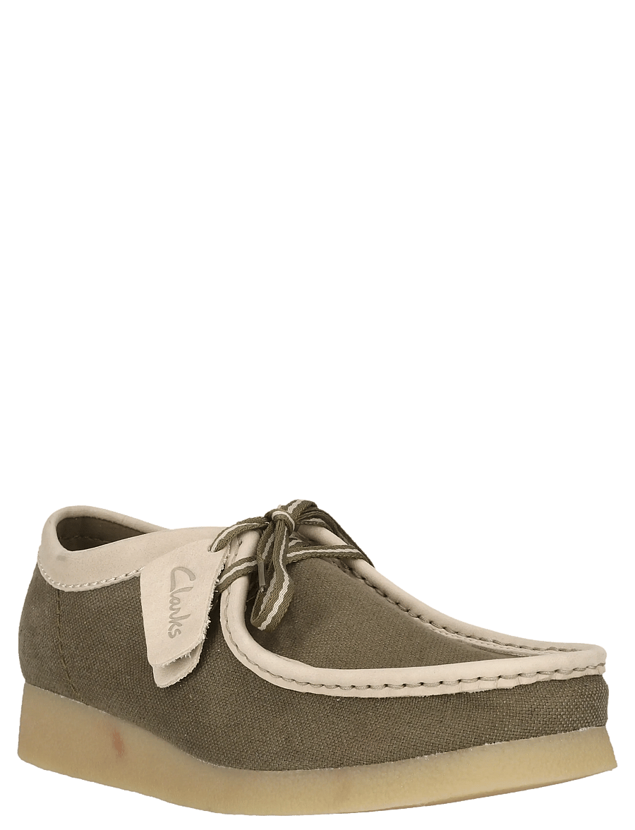 Clarks - WallabeeEVO G - shop etter anledning - olive combi - 2