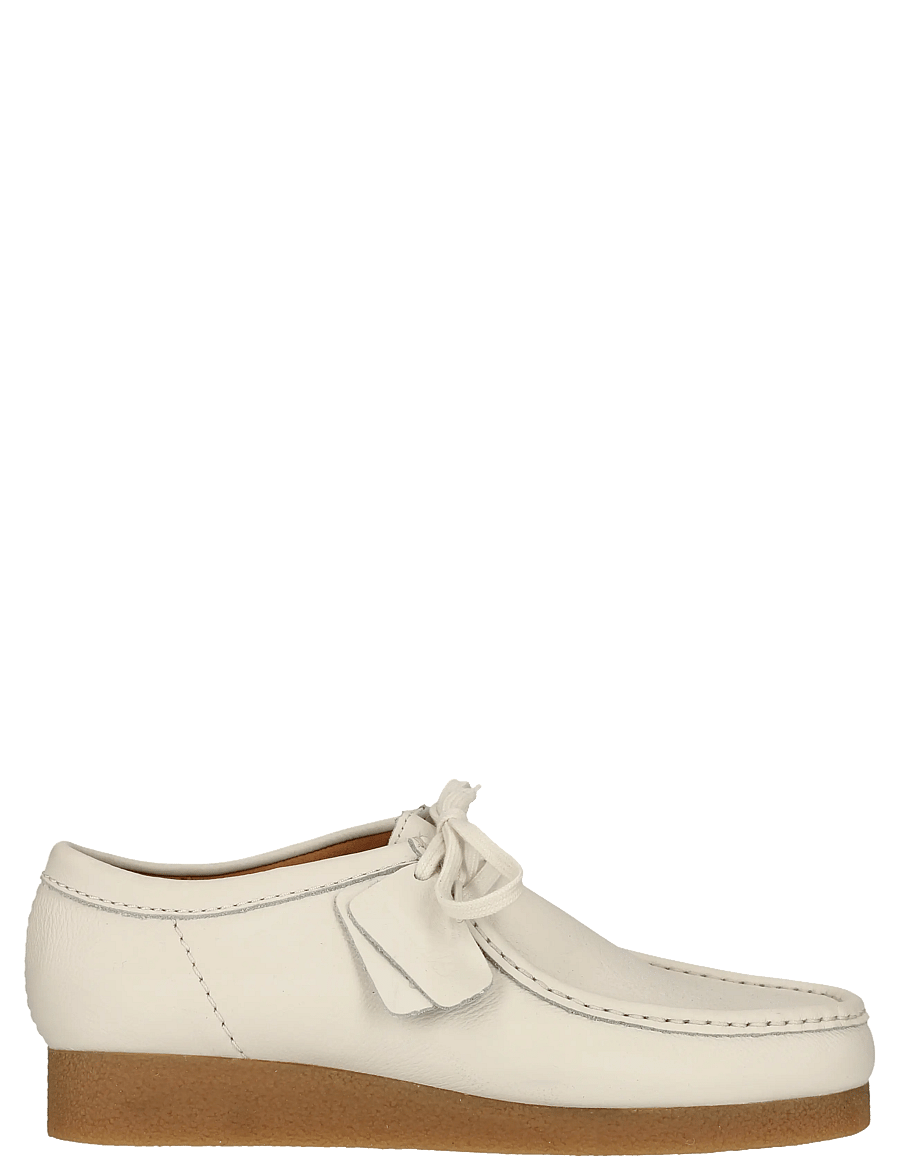 Clarks - WallabeeEVO G - shop etter anledning - white leather - 0