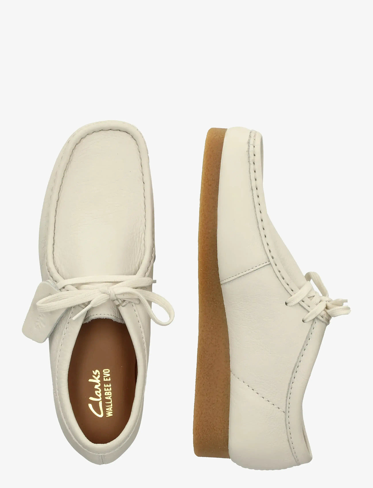 Clarks - WallabeeEVO G - iepirkties noteiktam pasākumam - white leather - 1