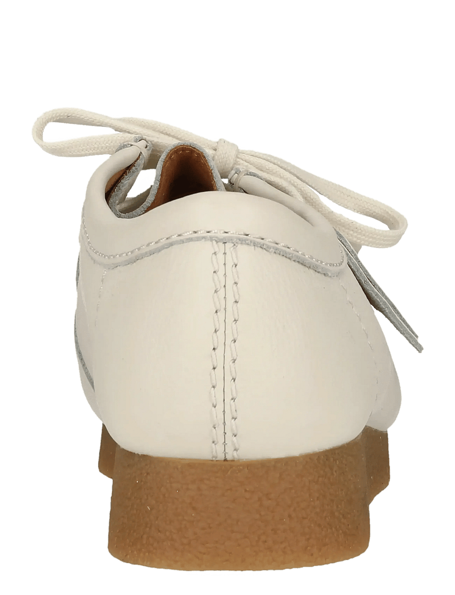 Clarks - WallabeeEVO G - shop etter anledning - white leather - 5