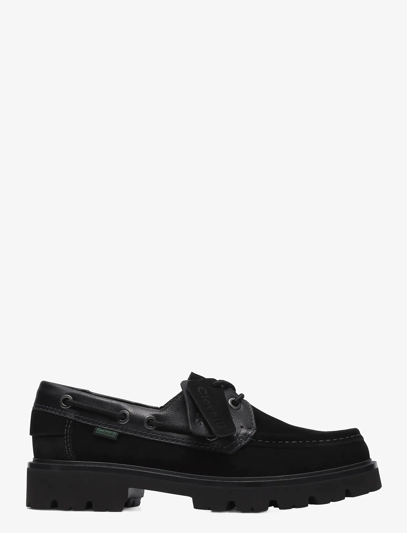 Clarks - Cleyhill Boat G - shop by occasion - black sde - 1