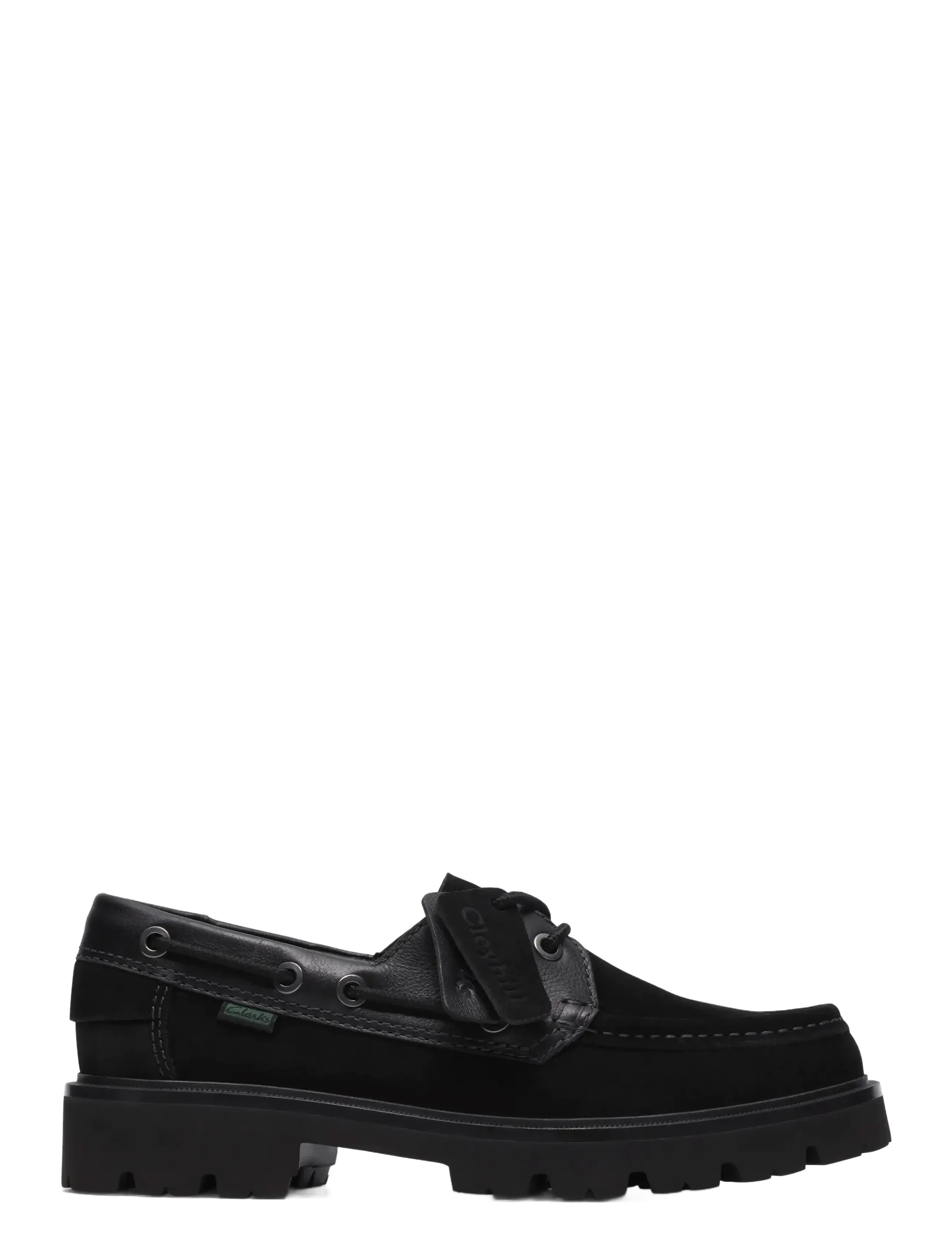 Clarks - Cleyhill Boat G - osta olukorra järgi - black sde - 1