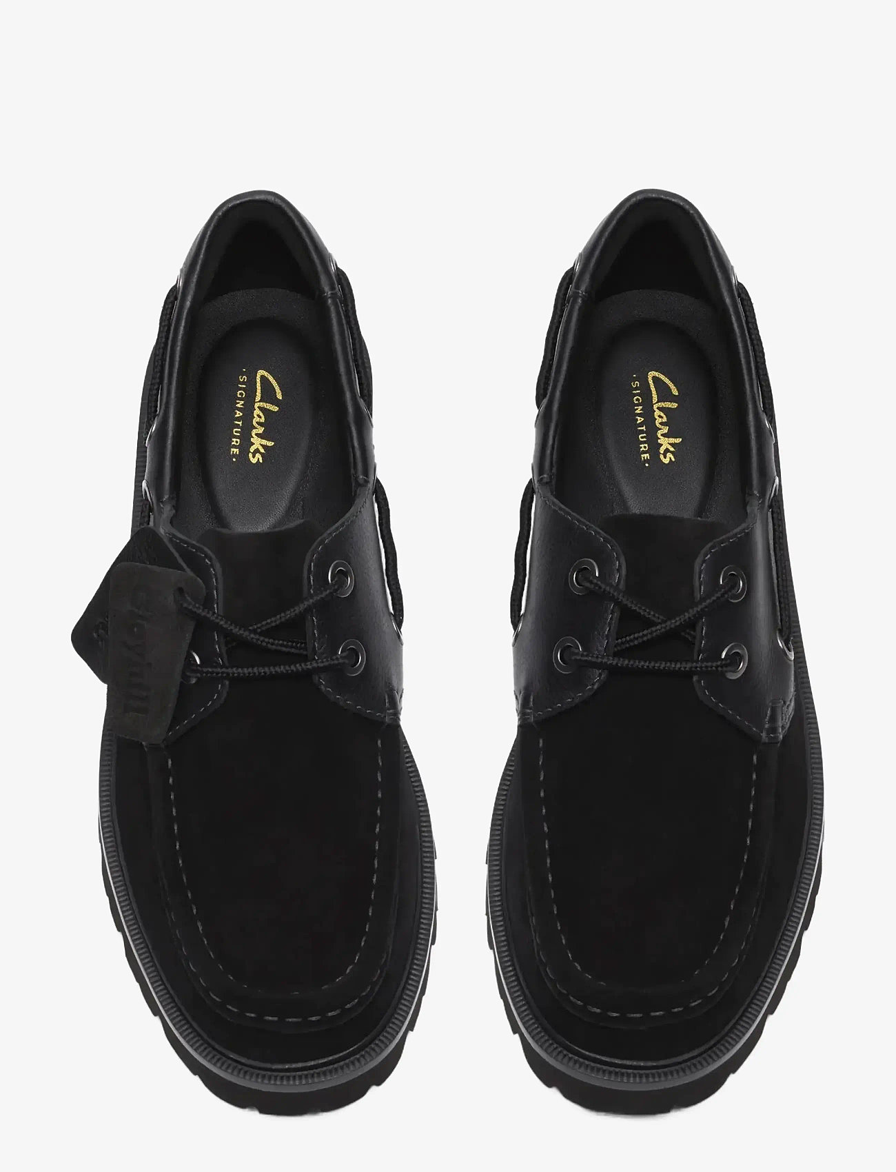 Clarks - Cleyhill Boat G - shop by occasion - black sde - 3