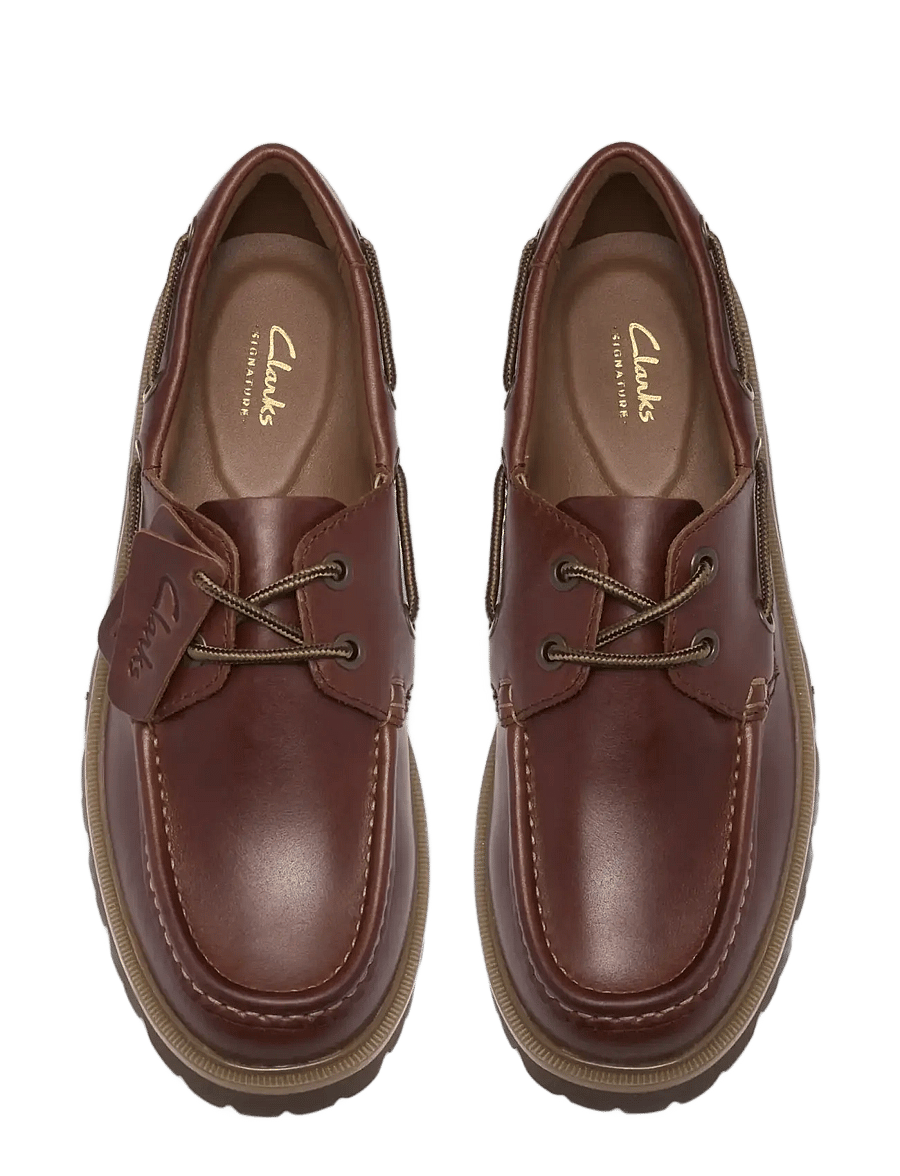 Clarks - Cleyhill Boat G - nach anlass kaufen - brown leather - 3