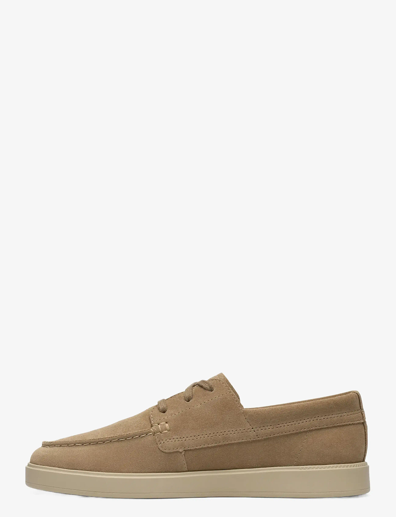 Clarks - Lockford Boat G - shop by occasion - dark sand suede - 4
