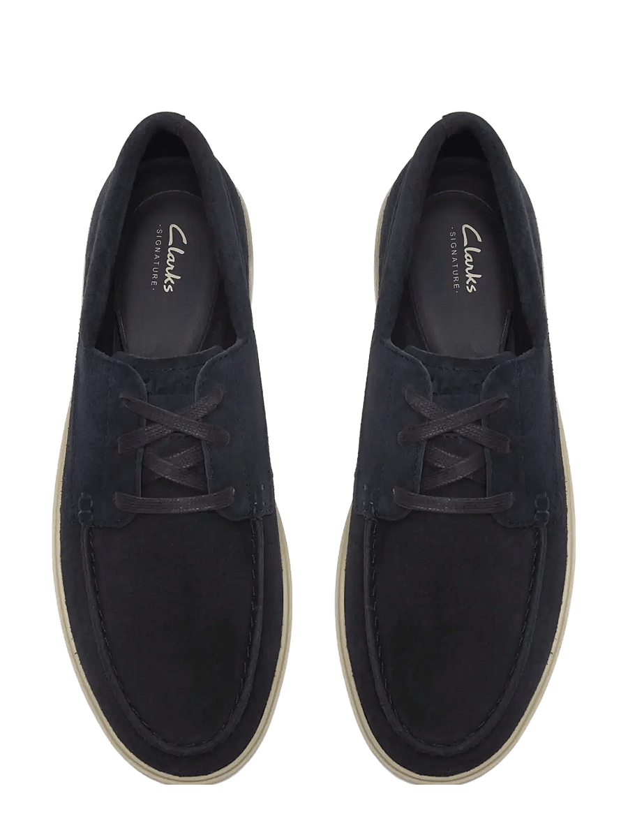 Clarks - Lockford Boat G - nach anlass kaufen - navy suede - 5
