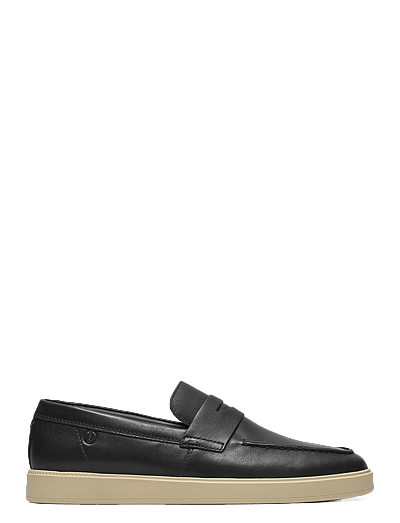 Clarks Lockford Easy G - Loafers - NAVY LEATHER / black