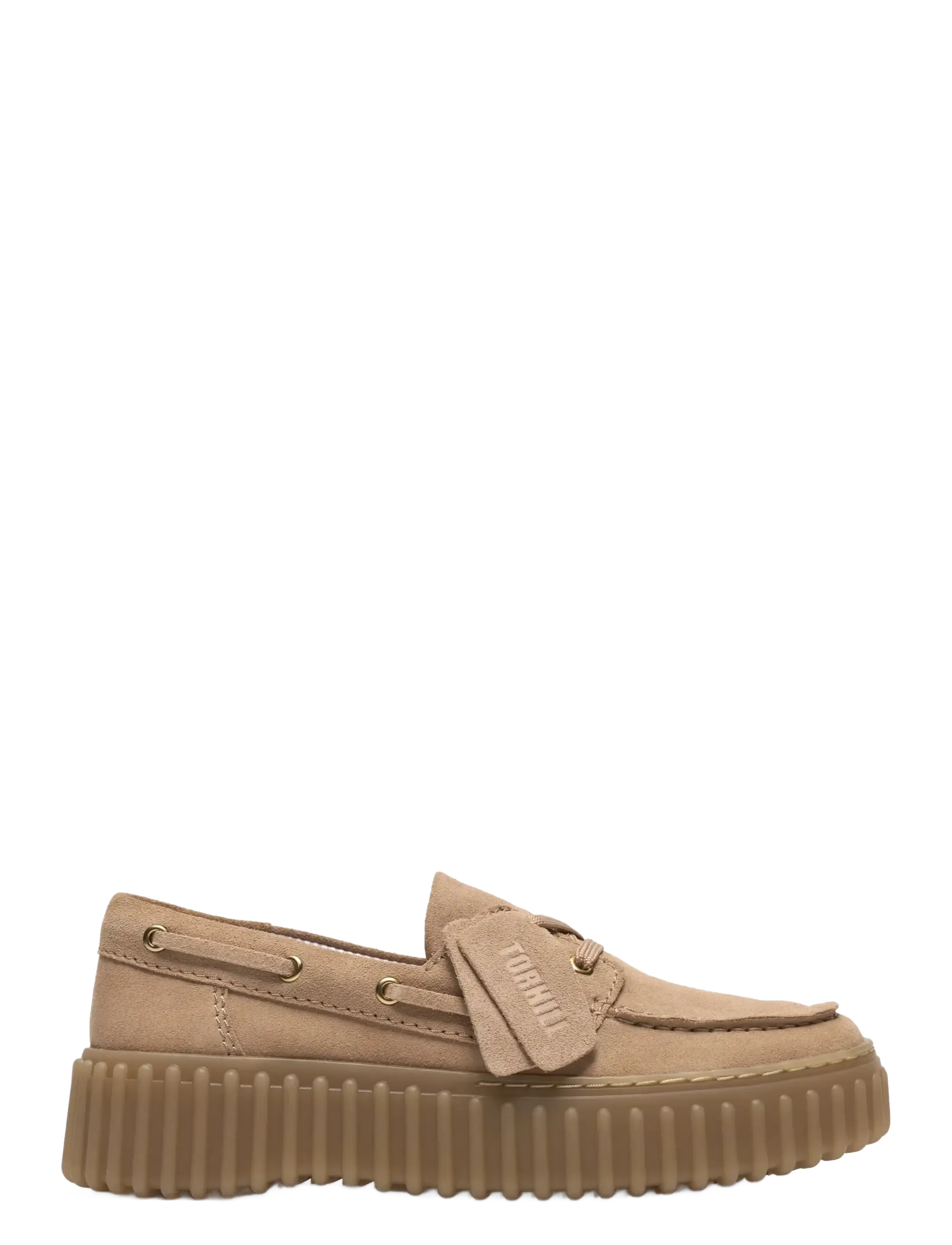 Clarks Torhill Boat D - Purjekingad - BEIGE SUEDE / beige