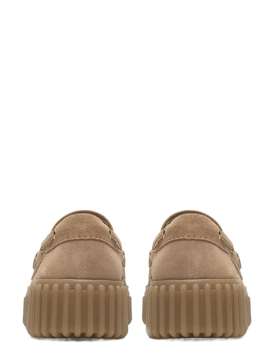 Clarks - Torhill Boat D - beige suede - 1