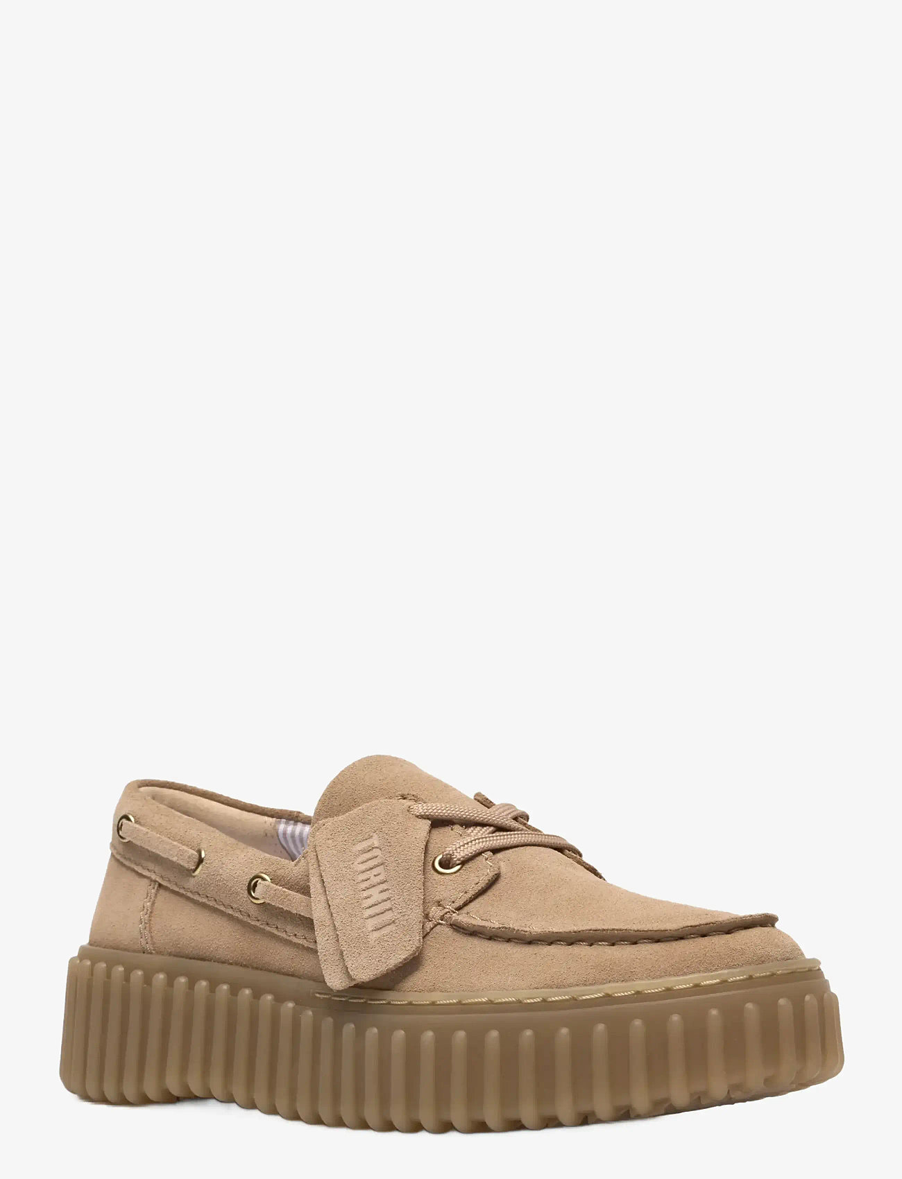 Clarks - Torhill Boat D - seglarskor - beige suede - 2
