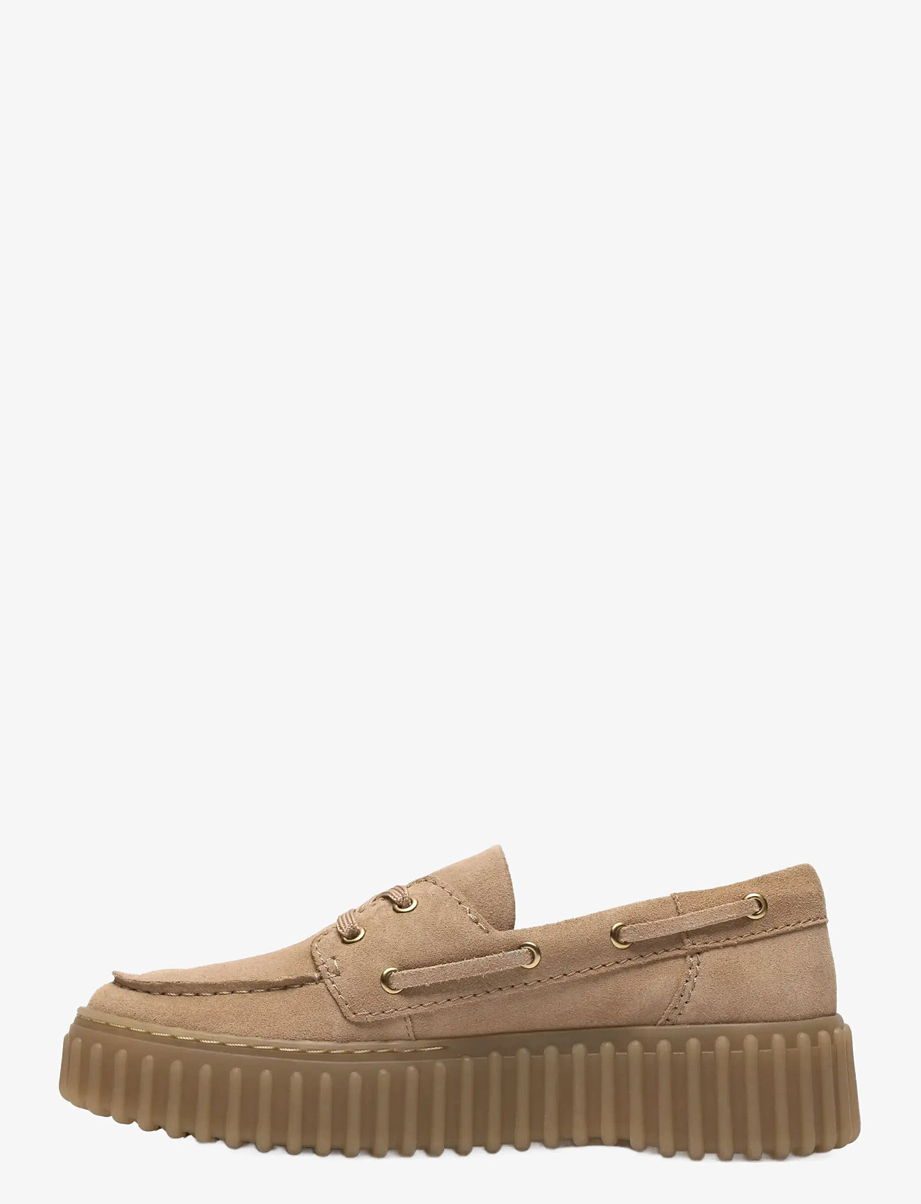 Clarks - Torhill Boat D - seglarskor - beige suede - 3