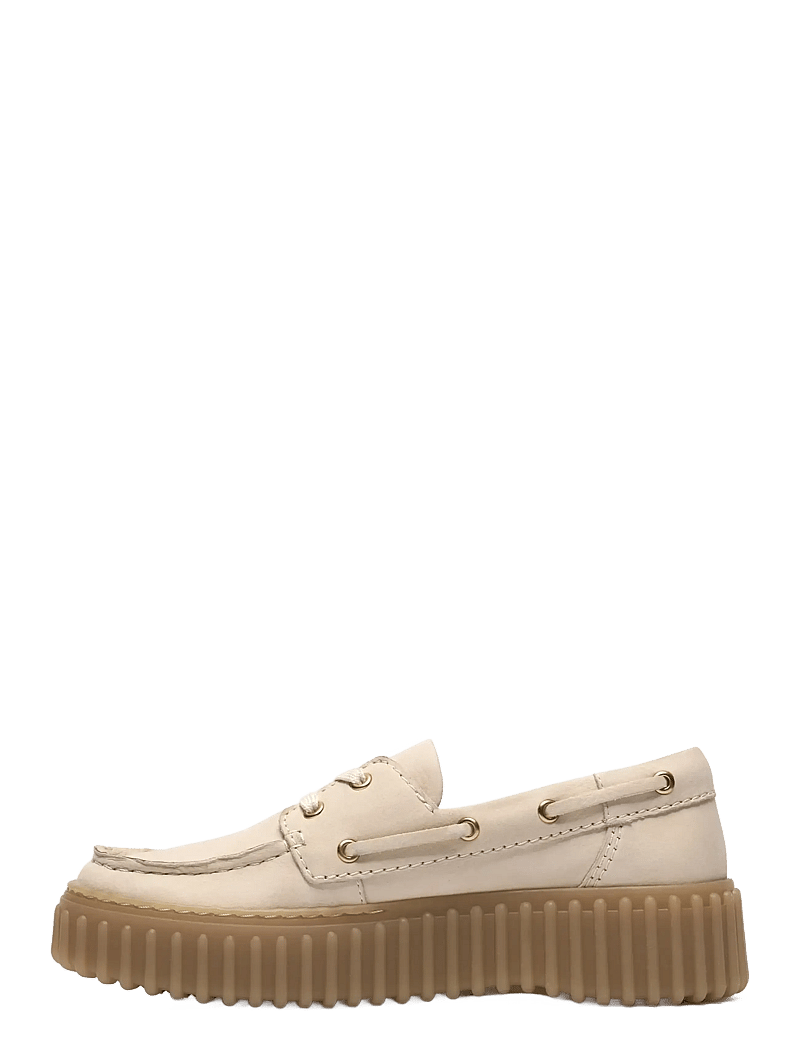 Clarks - Torhill Boat D - sejlersko - cream nubuck - 1