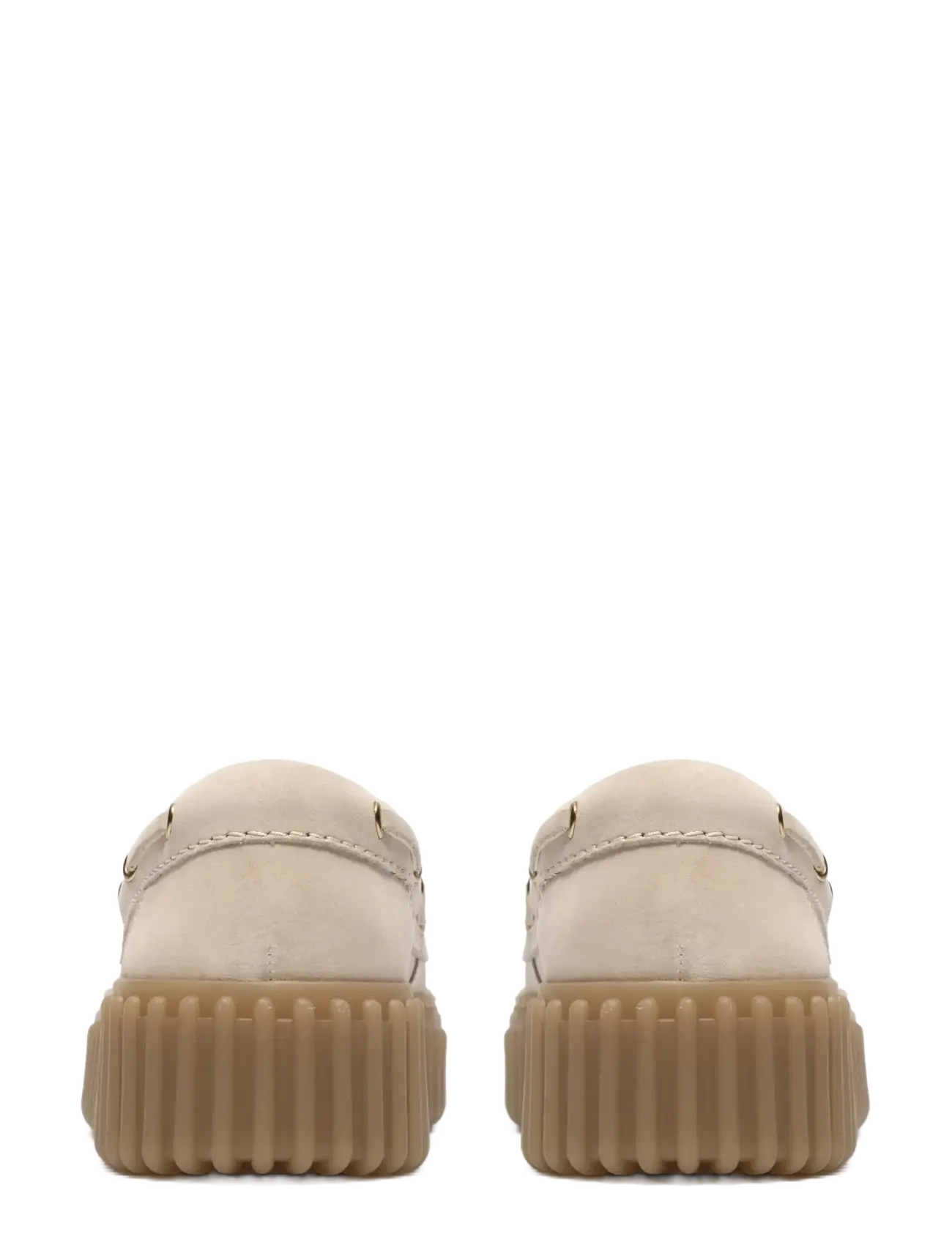 Clarks - Torhill Boat D - cream nubuck - 5