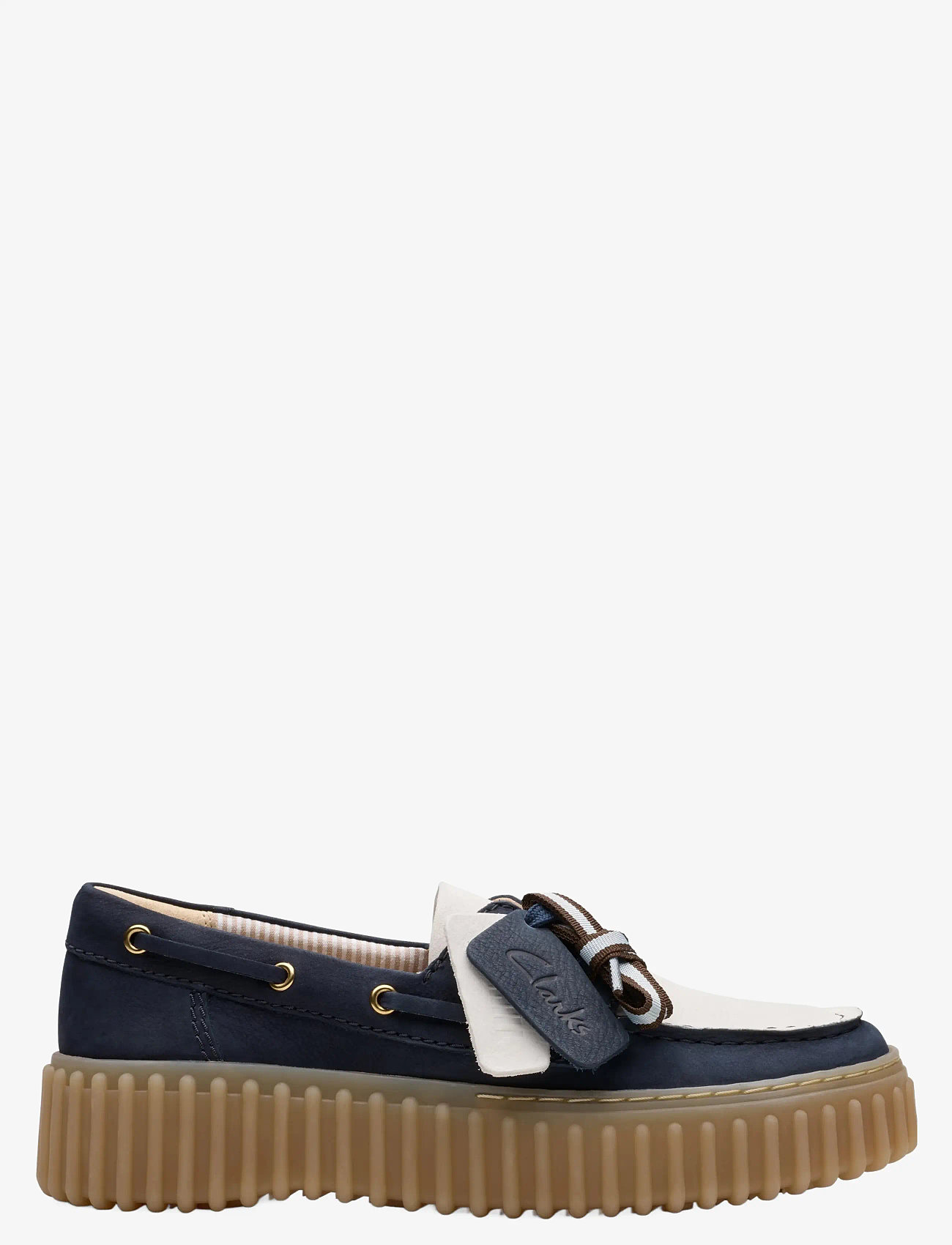 Clarks - Torhill Boat D - bootsschuhe - navy combi - 0