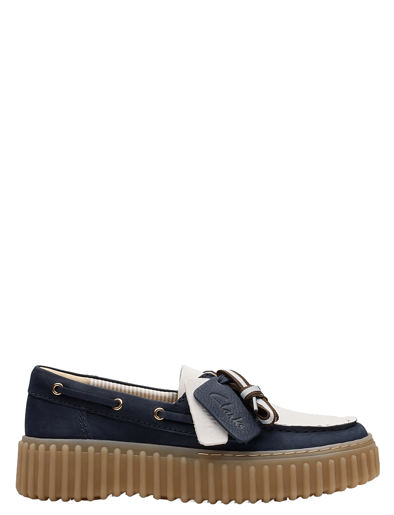 Clarks - Torhill Boat D - mokasinai - navy combi - 0