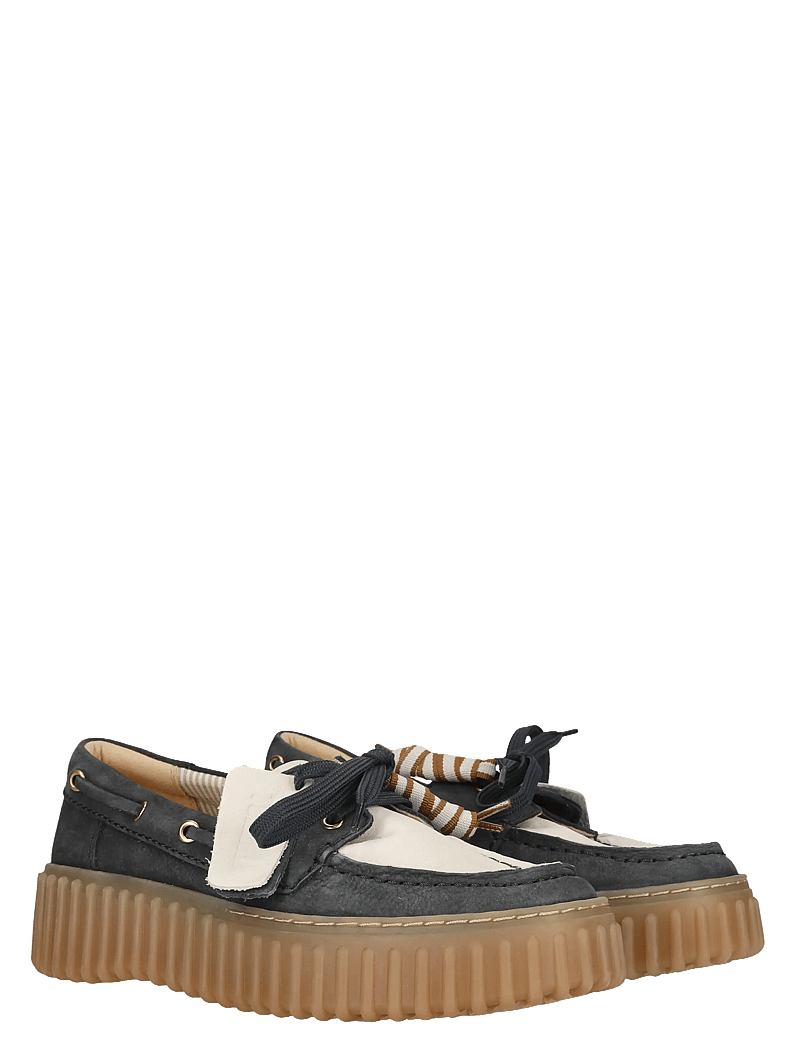 Clarks - Torhill Boat D - mokasinai - navy combi - 1
