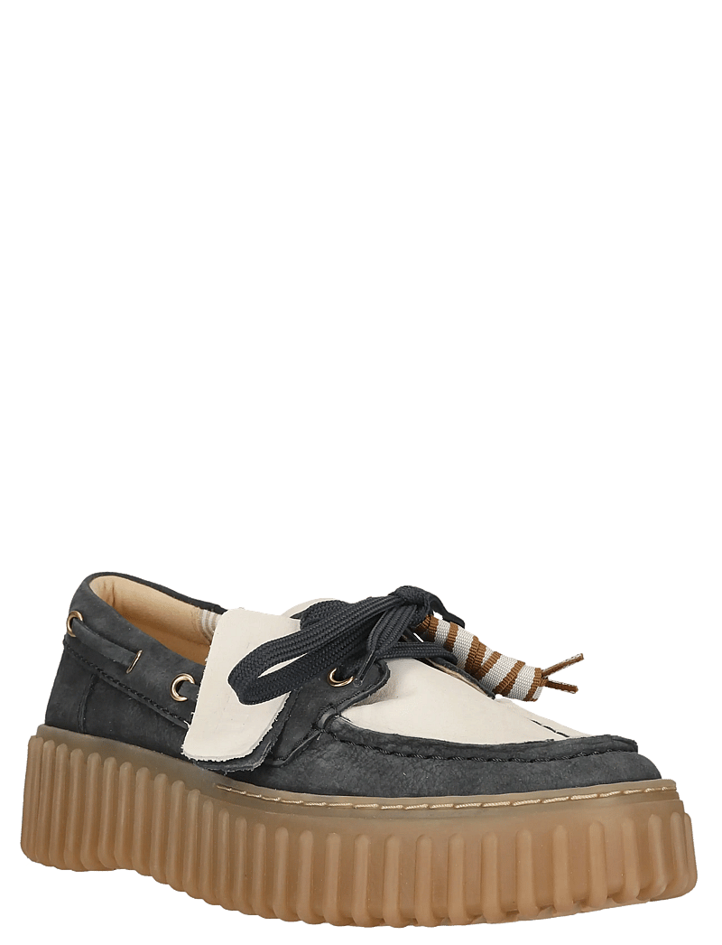 Clarks - Torhill Boat D - mokasinai - navy combi - 2