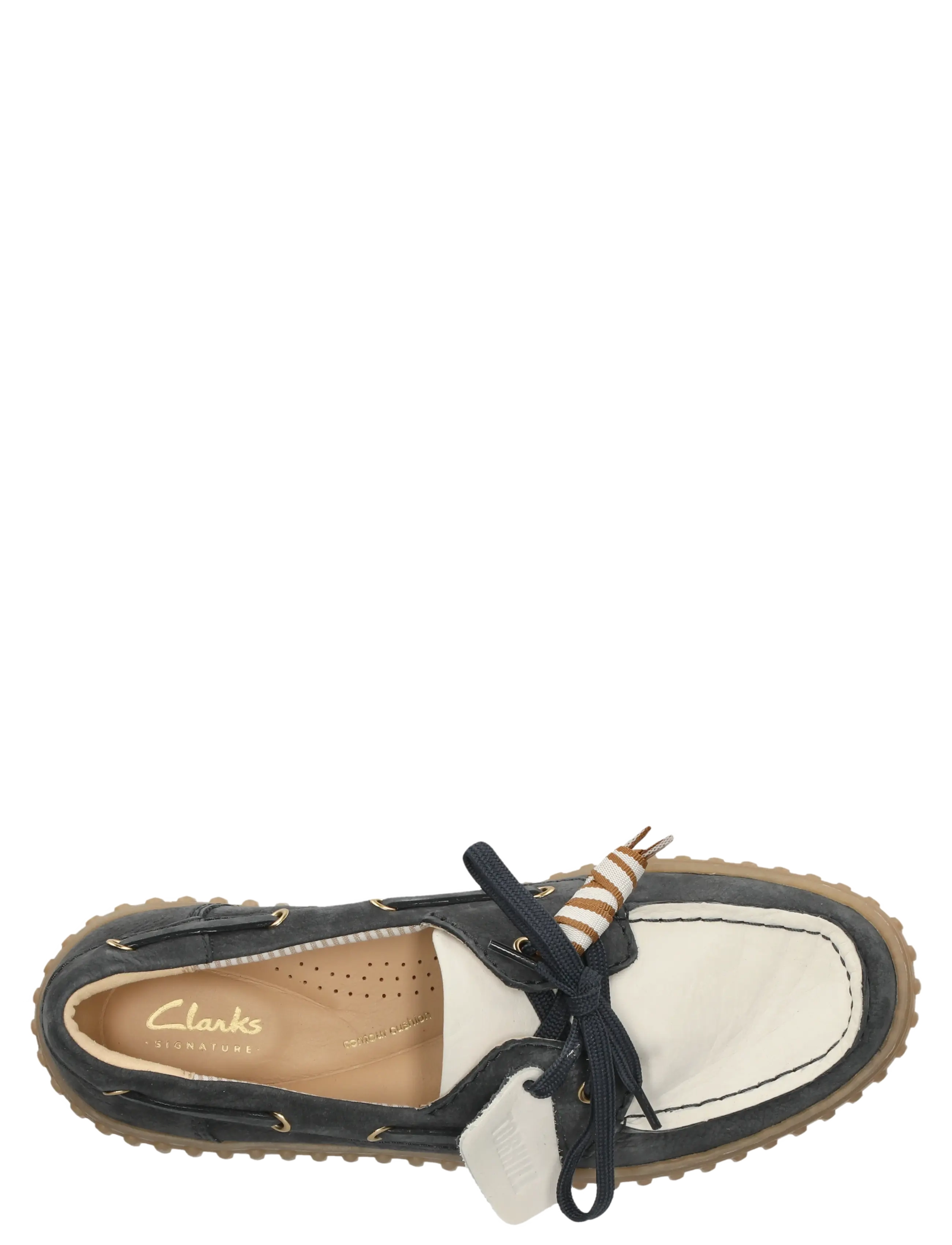 Clarks - Torhill Boat D - navy combi - 4