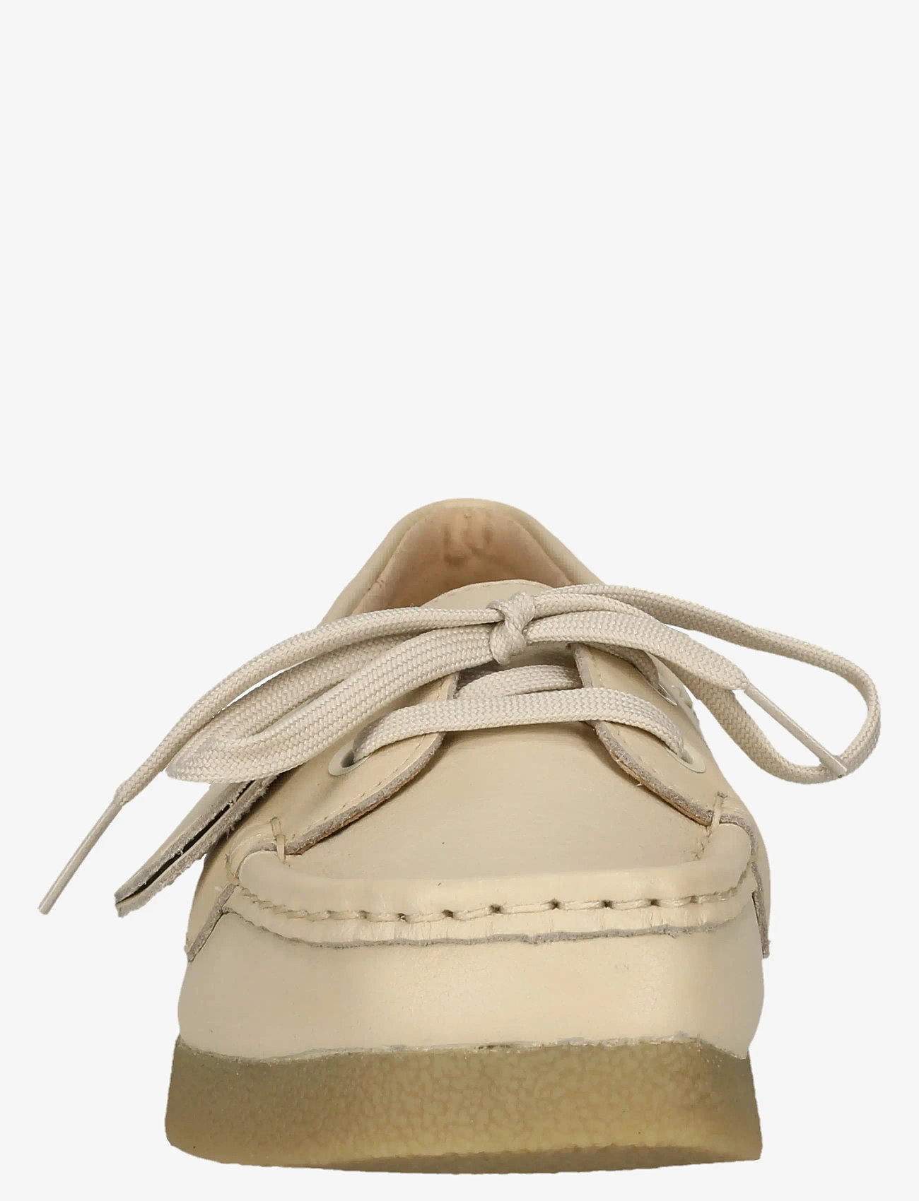 Clarks - WallabeeEVOSea D - seilersko - cream leather - 1