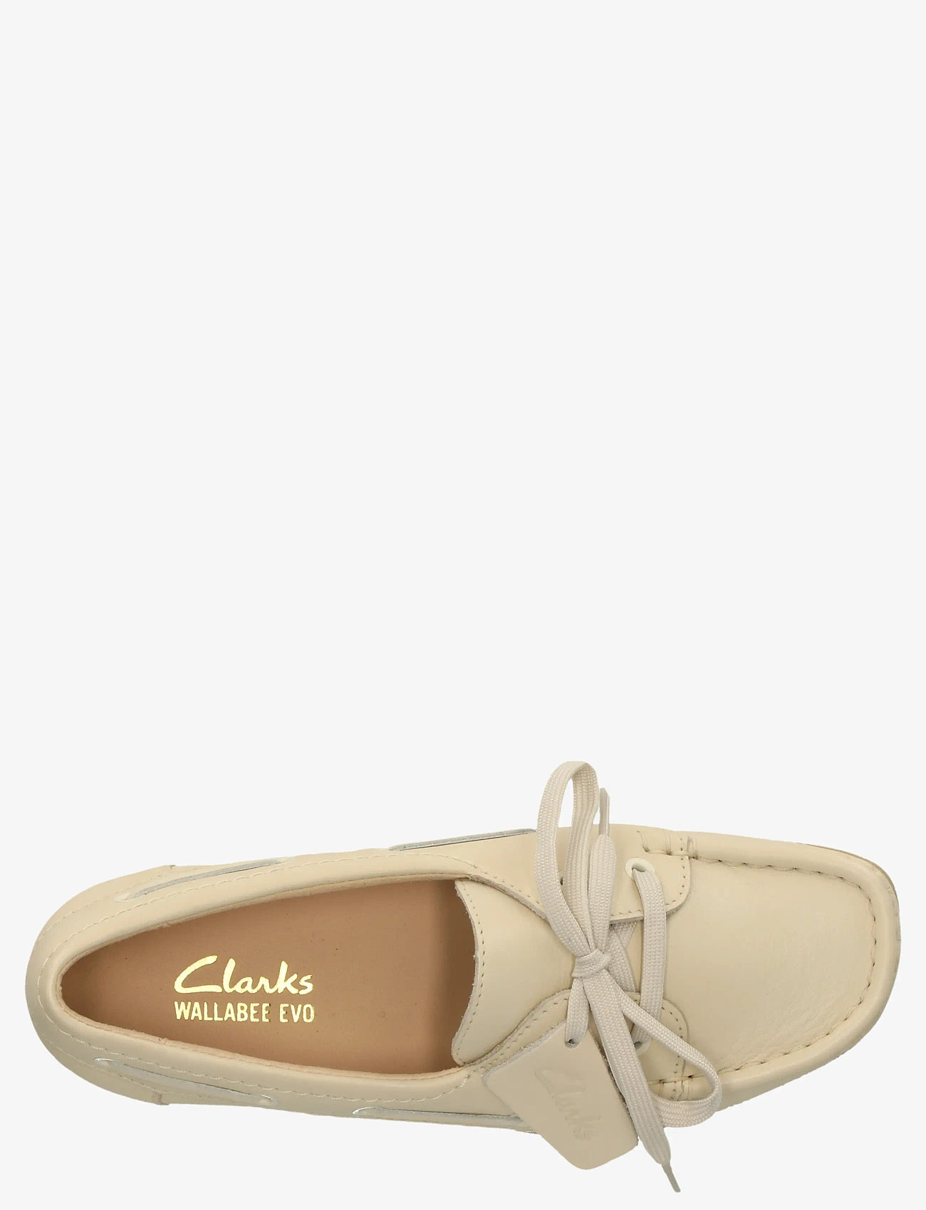 Clarks - WallabeeEVOSea D - seilersko - cream leather - 2