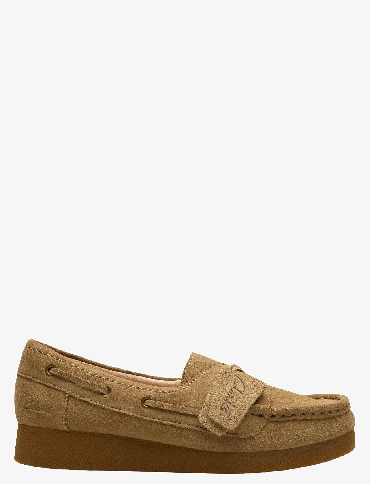 Clarks - WallabeeEVOSea D - seglarskor - dark sand suede - 0