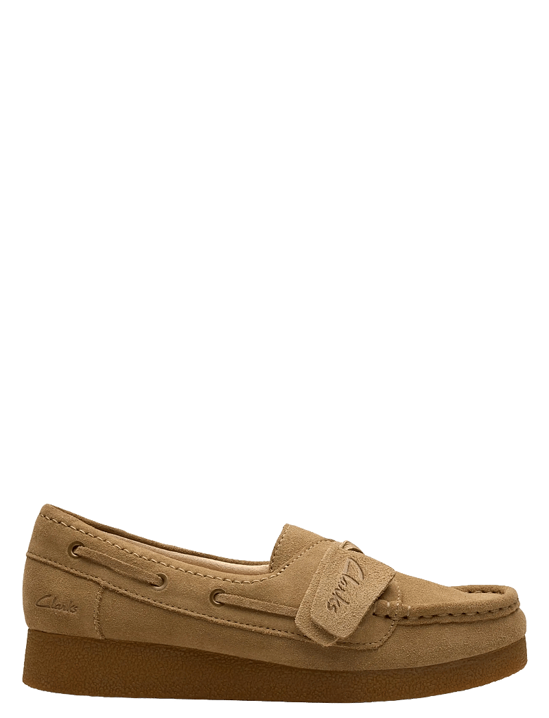 Clarks - WallabeeEVOSea D - seglarskor - dark sand suede - 0