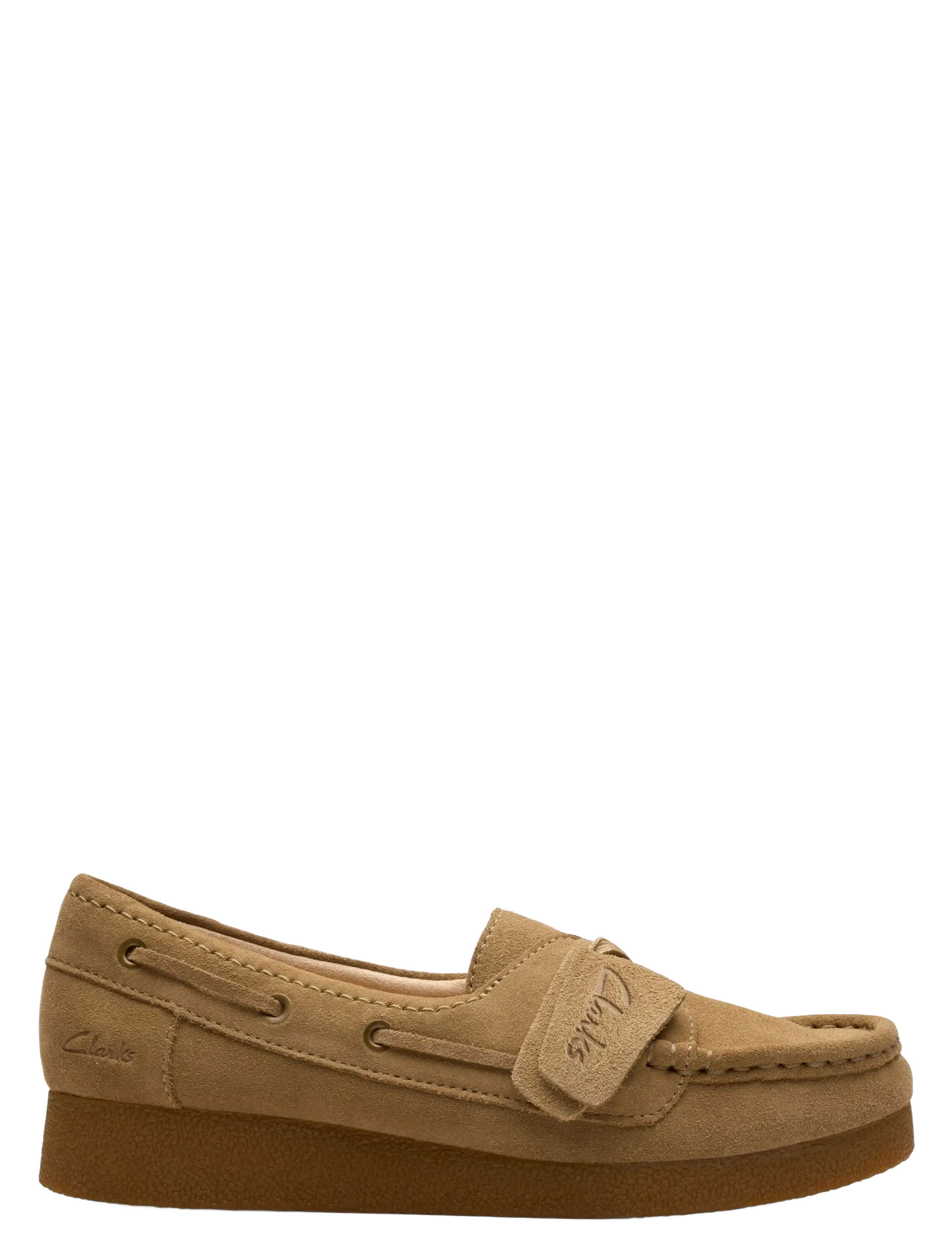 Clarks - WallabeeEVOSea D - dark sand suede - 0