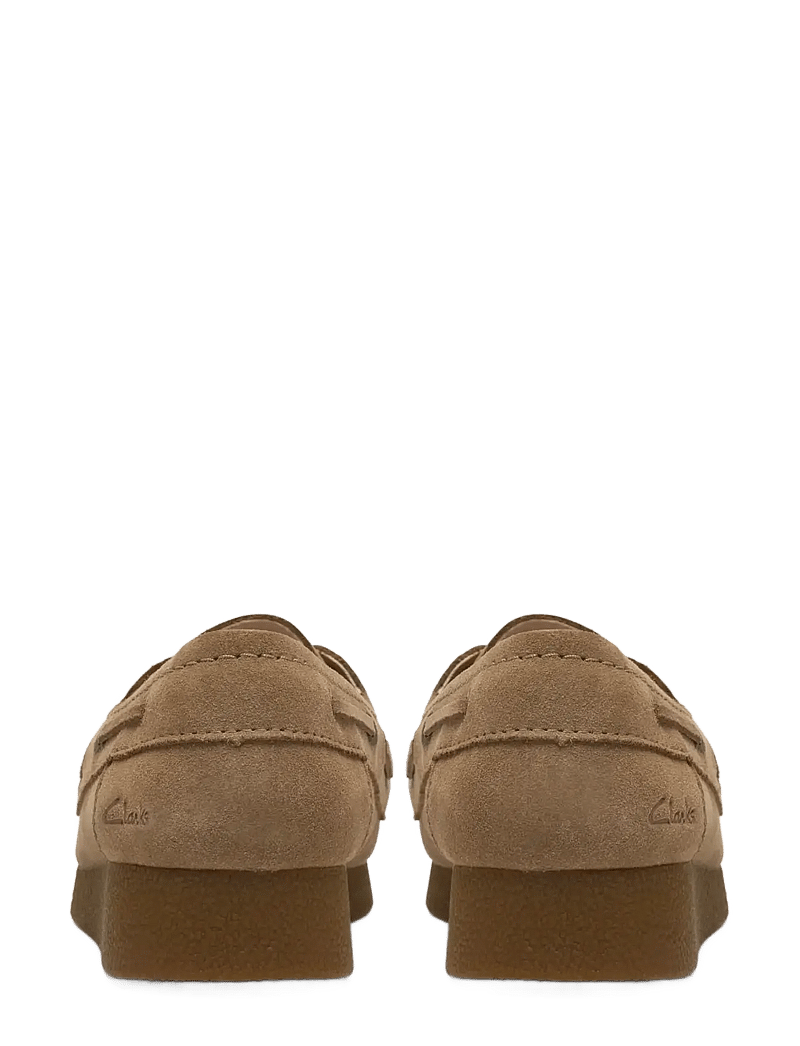 Clarks - WallabeeEVOSea D - seglarskor - dark sand suede - 1