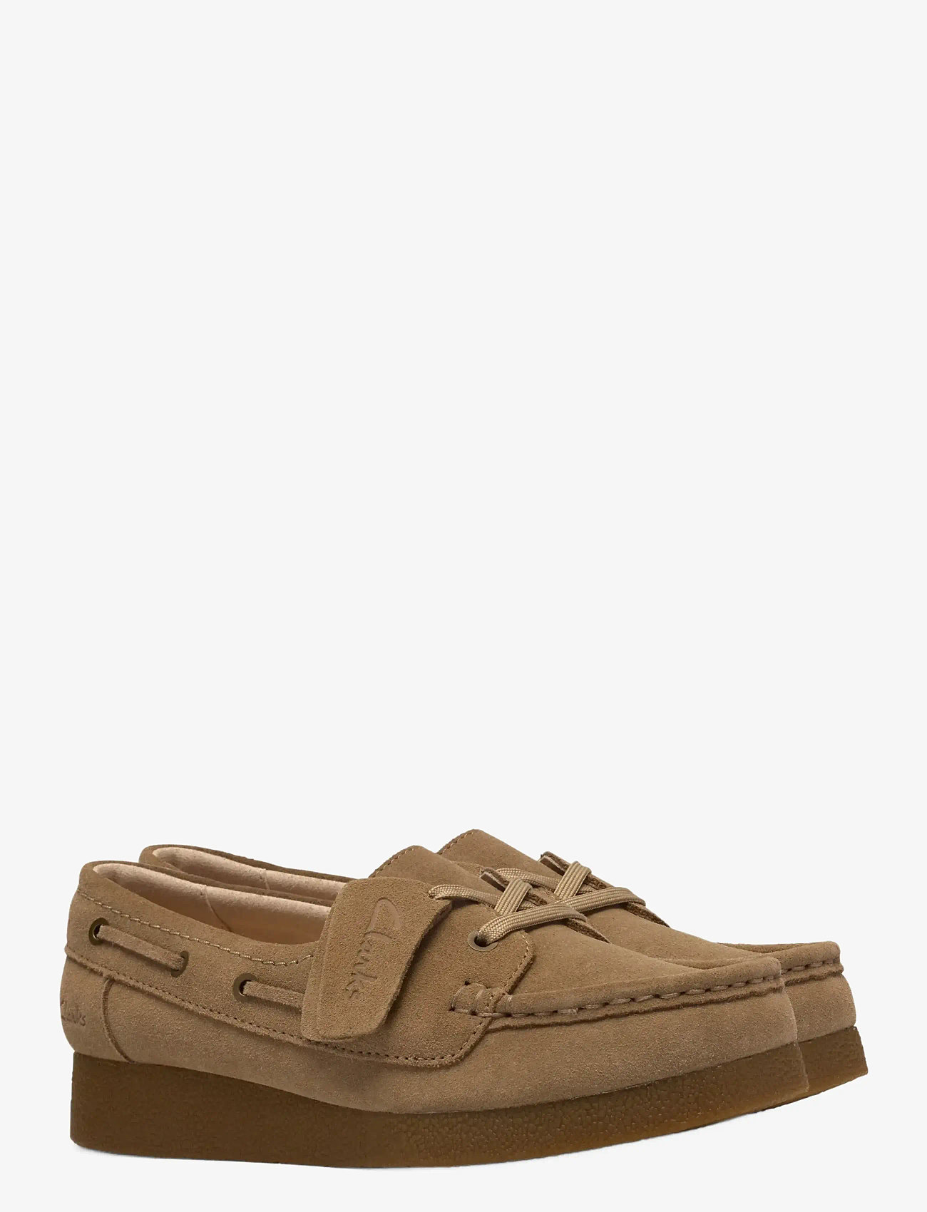 Clarks - WallabeeEVOSea D - seglarskor - dark sand suede - 5