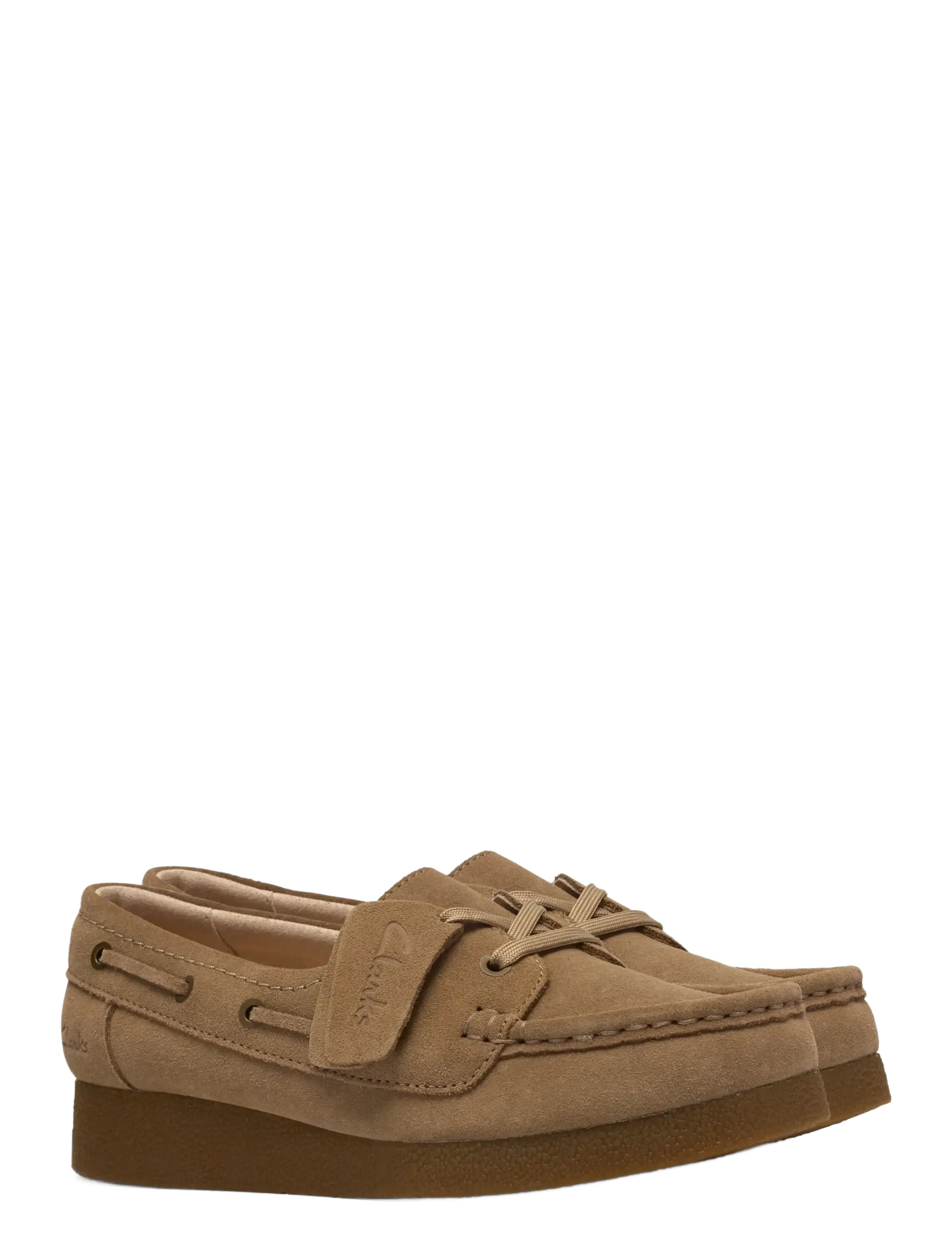 Clarks - WallabeeEVOSea D - dark sand suede - 5