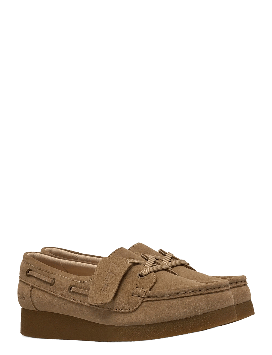 Clarks - WallabeeEVOSea D - bootsschuhe - dark sand suede - 5