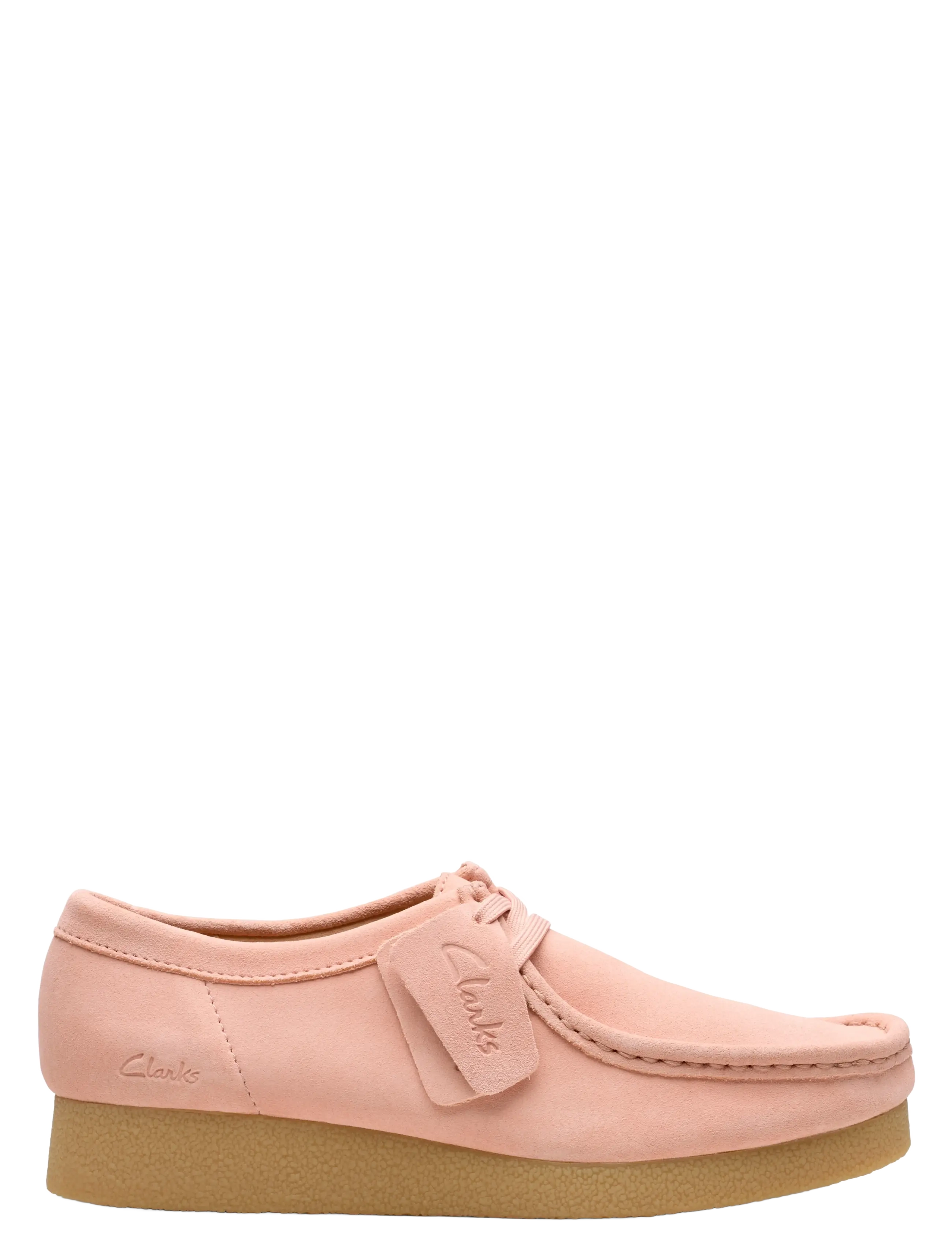 Clarks WallabeeEVOSh D - Transitional Layering - LIGHT PINK SUEDE / pink/rose
