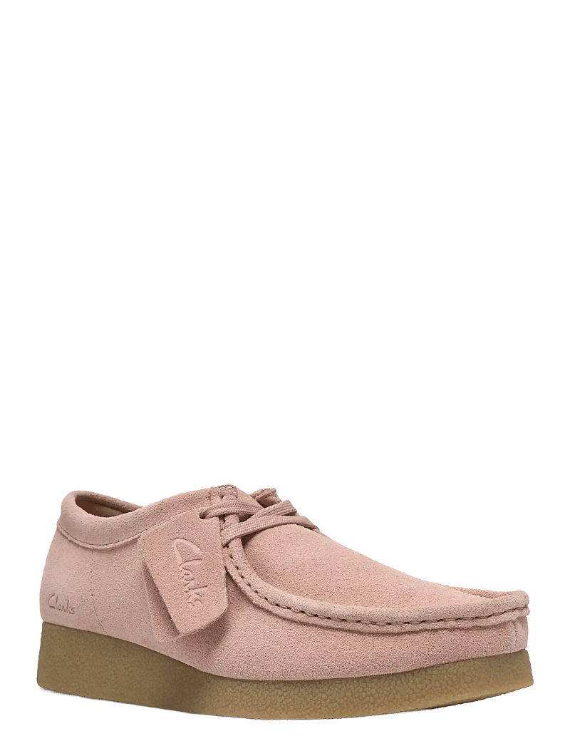 Clarks - WallabeeEVOSh D - særlige begivenheder - light pink suede - 1