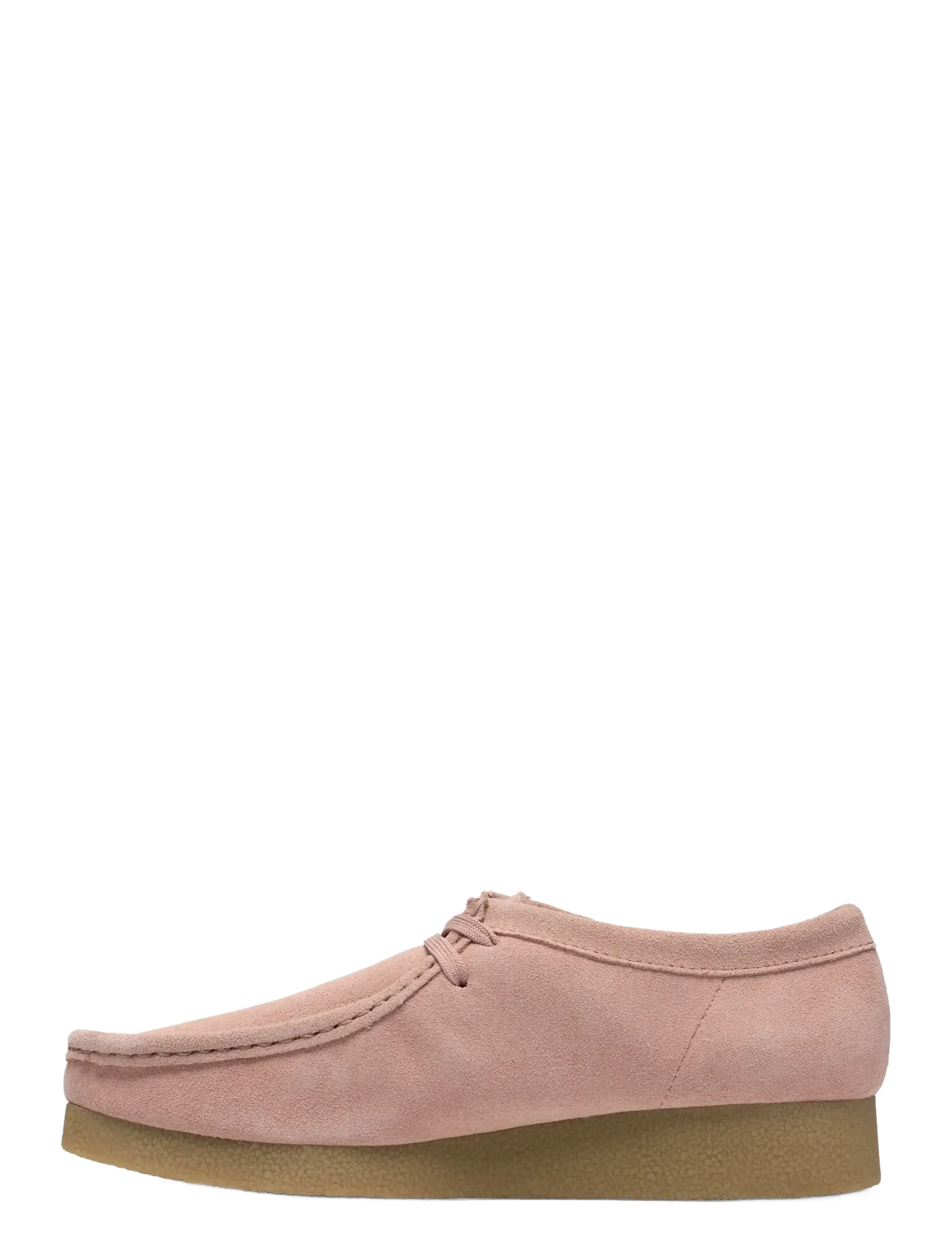 Clarks - WallabeeEVOSh D - mode trends - light pink suede - 2