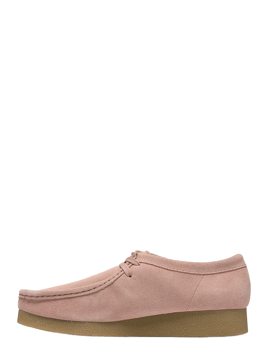 Clarks - WallabeeEVOSh D - mode trends - light pink suede - 2